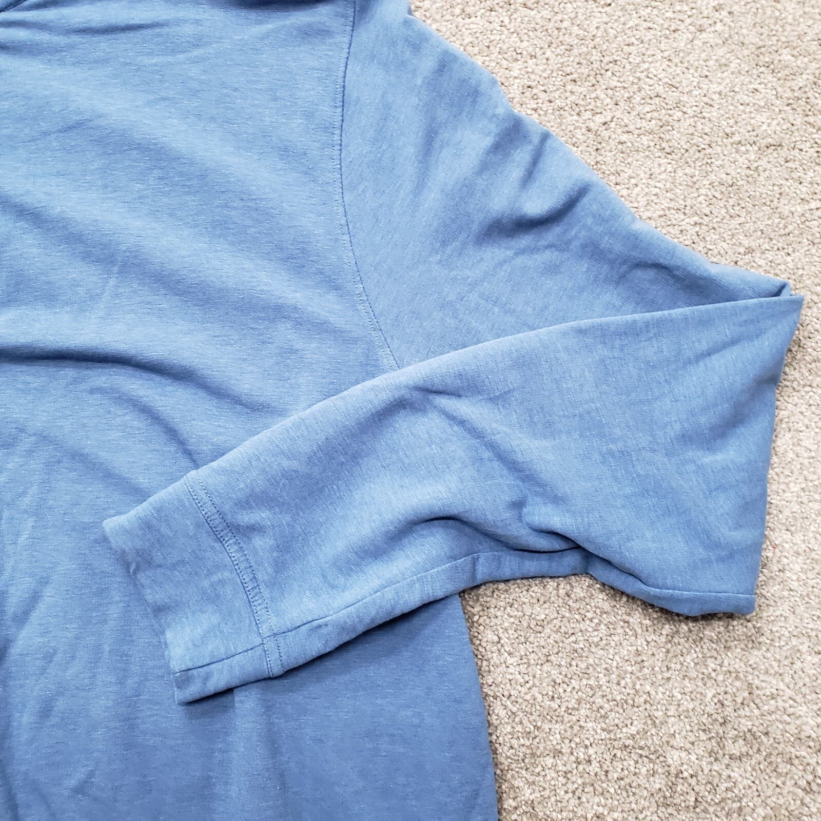 Tasc Sweater Adult Extra Large Blue 1/4 Zip Casual Mens FLAWED - Thumbnail 4