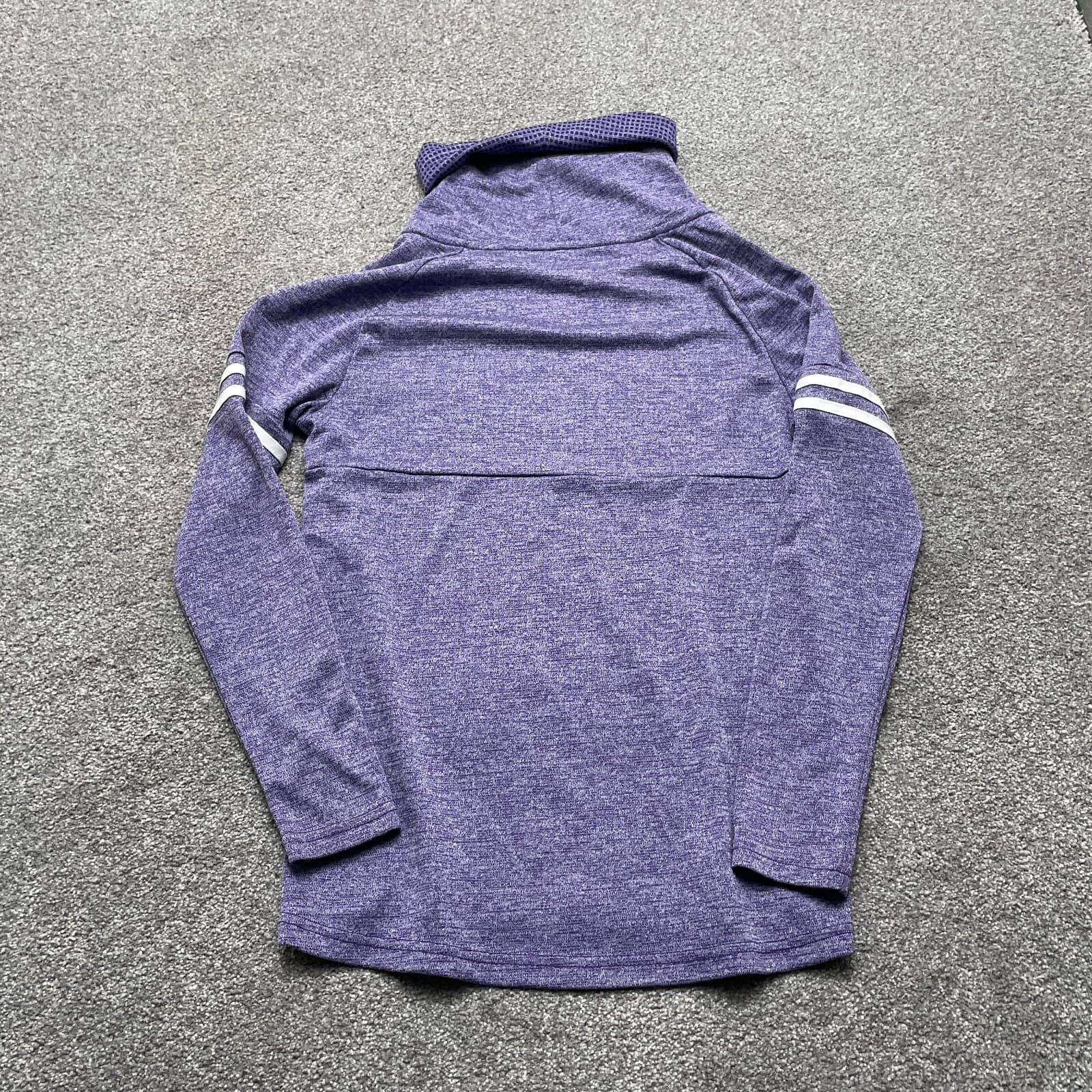 Nike Kansas State Wildcats Pullover Women XS Purple Cowl Neck Fleece 36390X-KS5 - Thumbnail 8