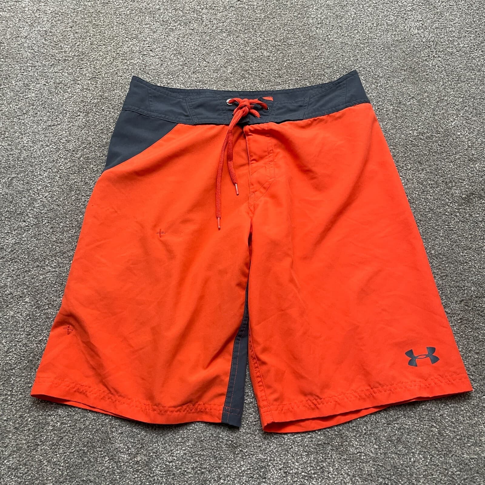 Under Armour Shorts 30 Orange Heatgear Loose Unlined Board Summer 11 In Mens