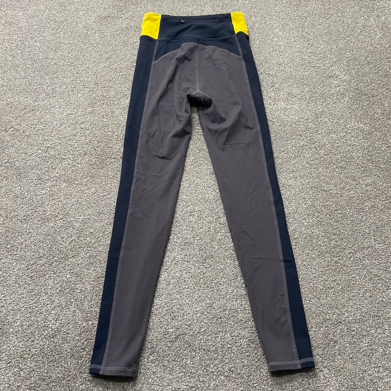 Boden Leggings Adult 4 Blue Gray Active Running Yoga Tight High Rise Ladies - Thumbnail 4