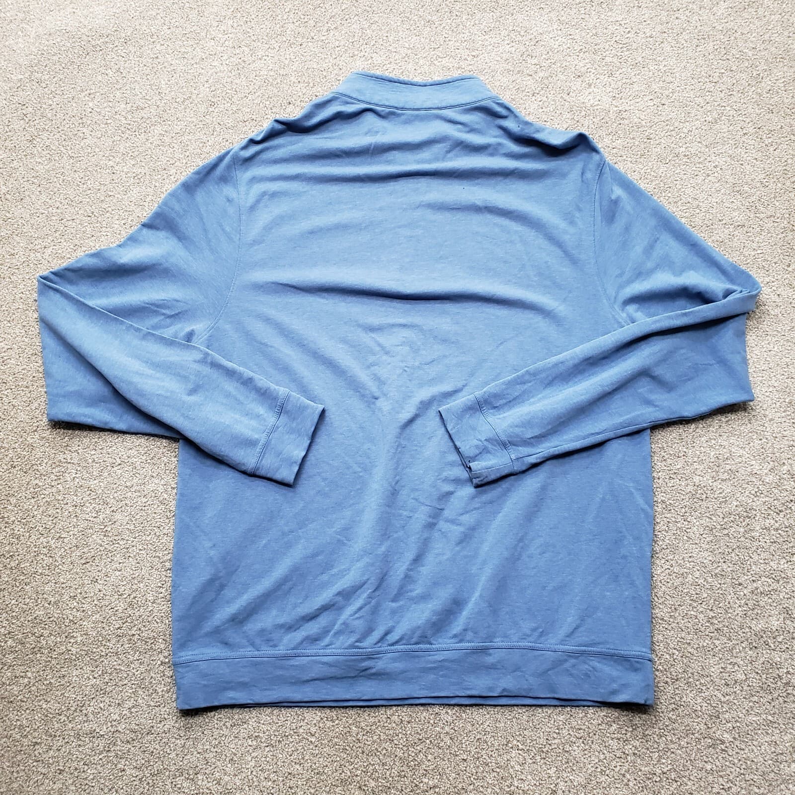 Tasc Sweater Adult Extra Large Blue 1/4 Zip Casual Mens FLAWED - Thumbnail 7