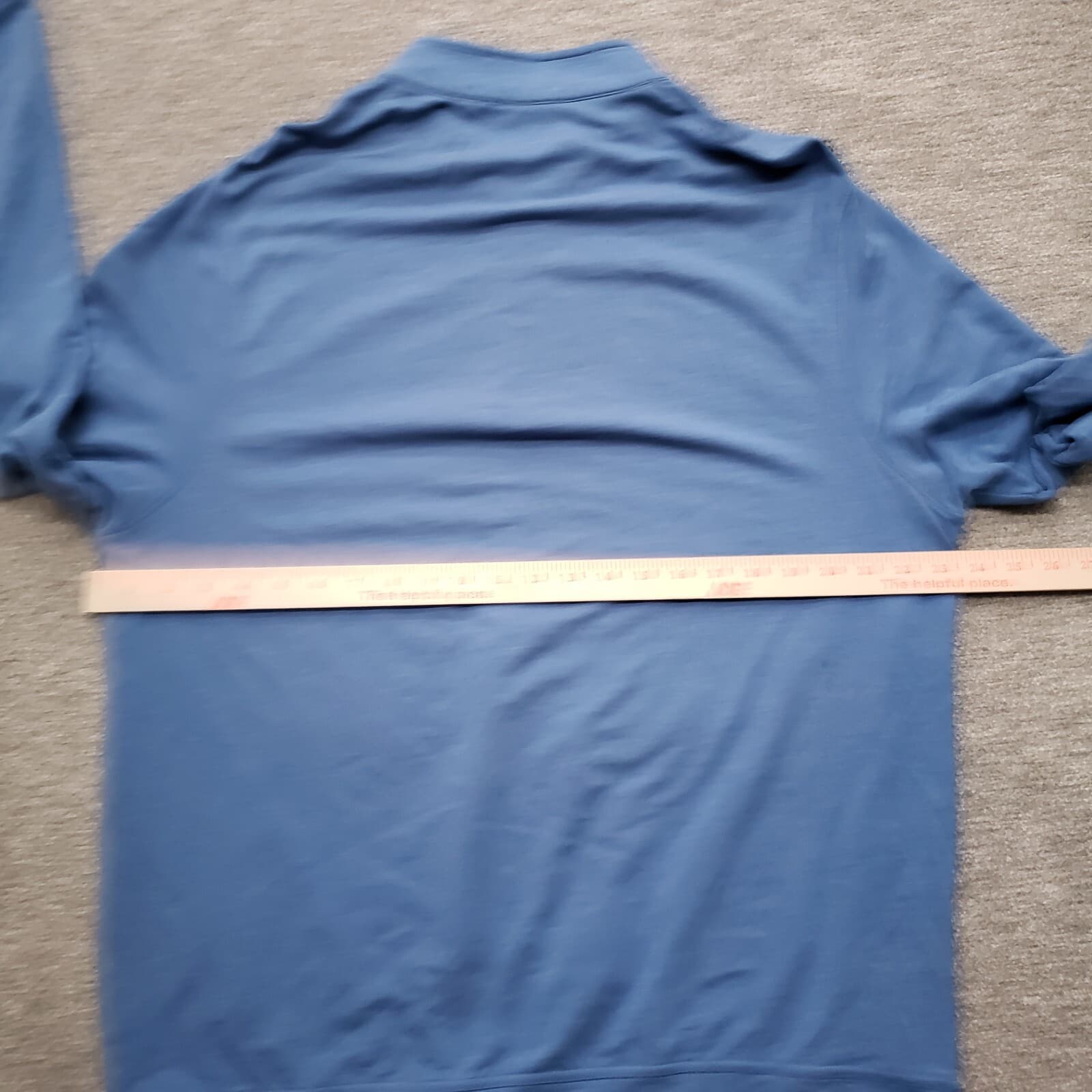 Tasc Sweater Adult Extra Large Blue 1/4 Zip Casual Mens FLAWED - Thumbnail 9