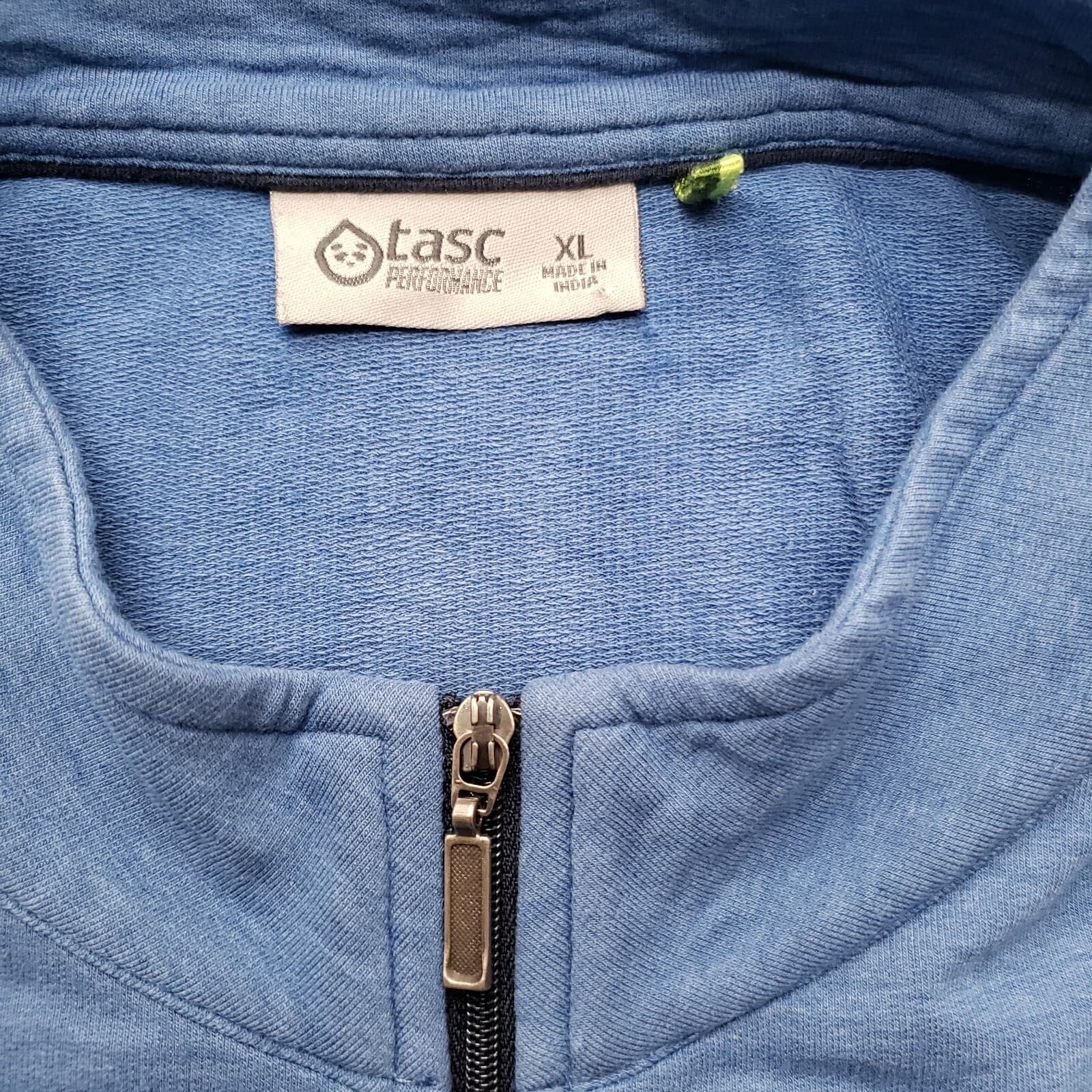 Tasc Sweater Adult Extra Large Blue 1/4 Zip Casual Mens FLAWED - Thumbnail 12