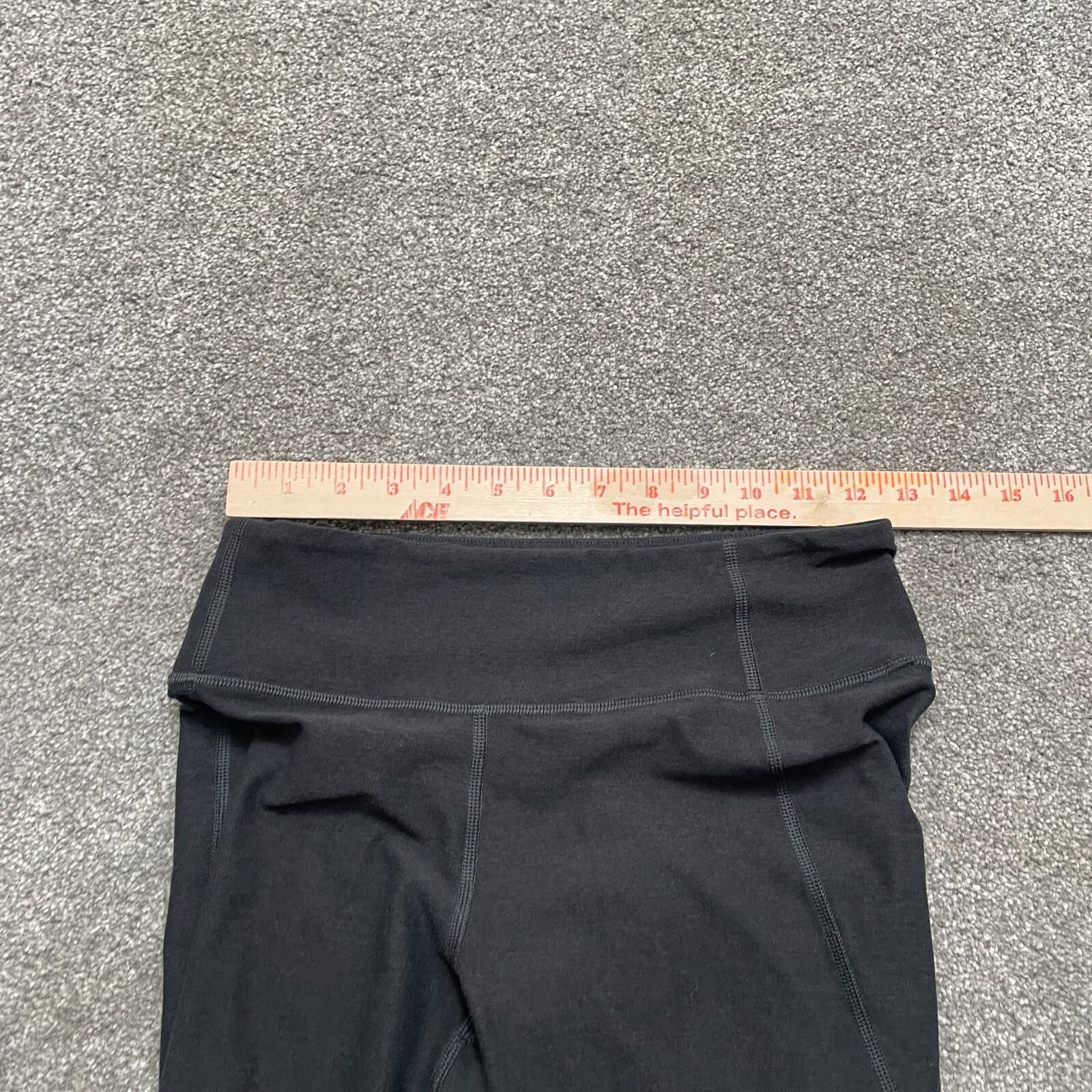 Outdoor Voices Leggings Adult Small Black Crop Mid Rise Yoga Running Ladies - Thumbnail 6