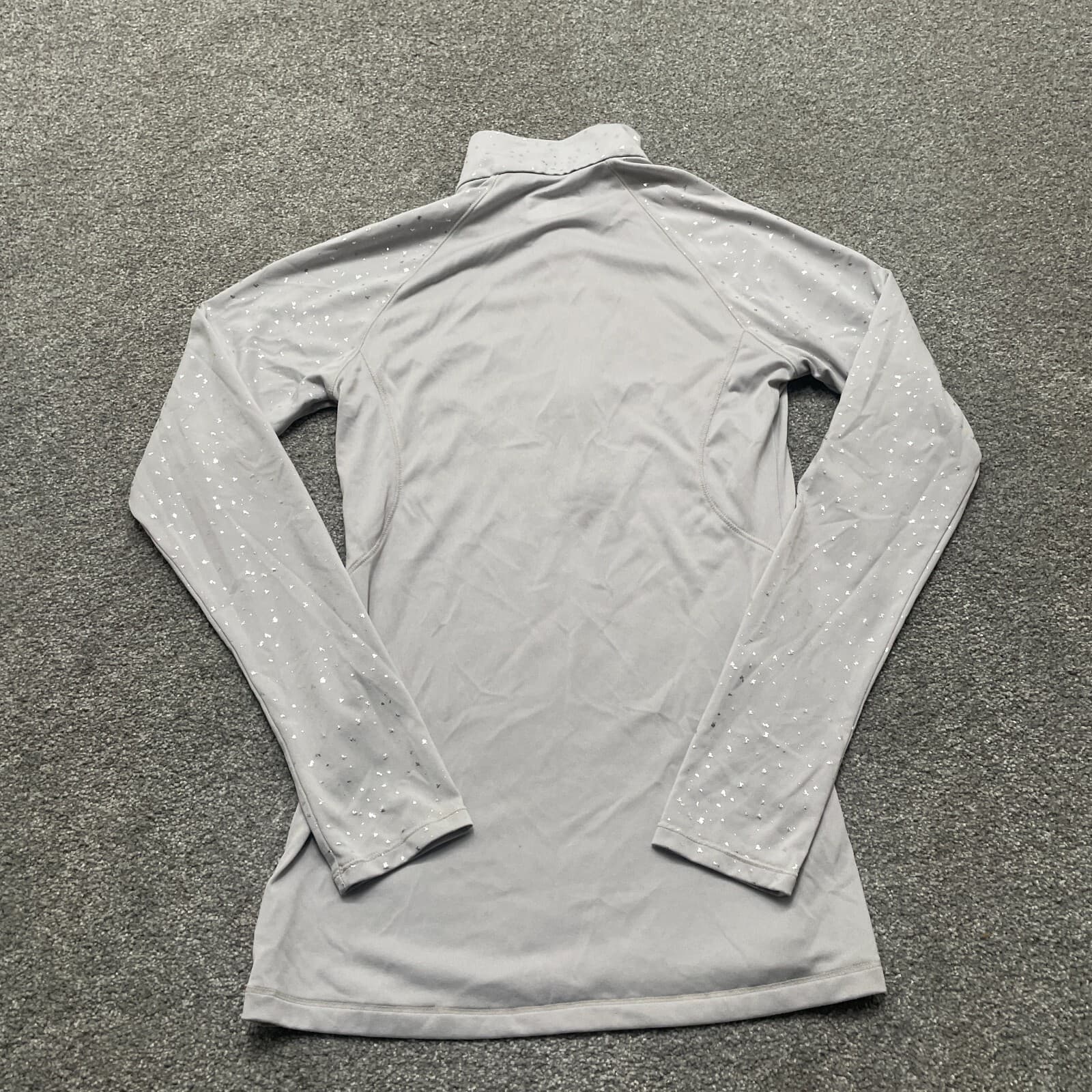 Colorado Rockies Shirt Adult Small Gray Under Armour 1/4 Zip Semi Fitted Ladies - Thumbnail 8