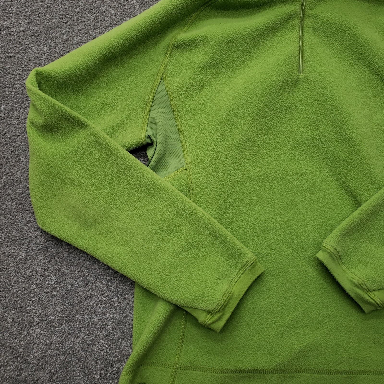 KJUS Sweater Adult Small Green Fleece Full Zip High Neck Casual Ladies - Thumbnail 3