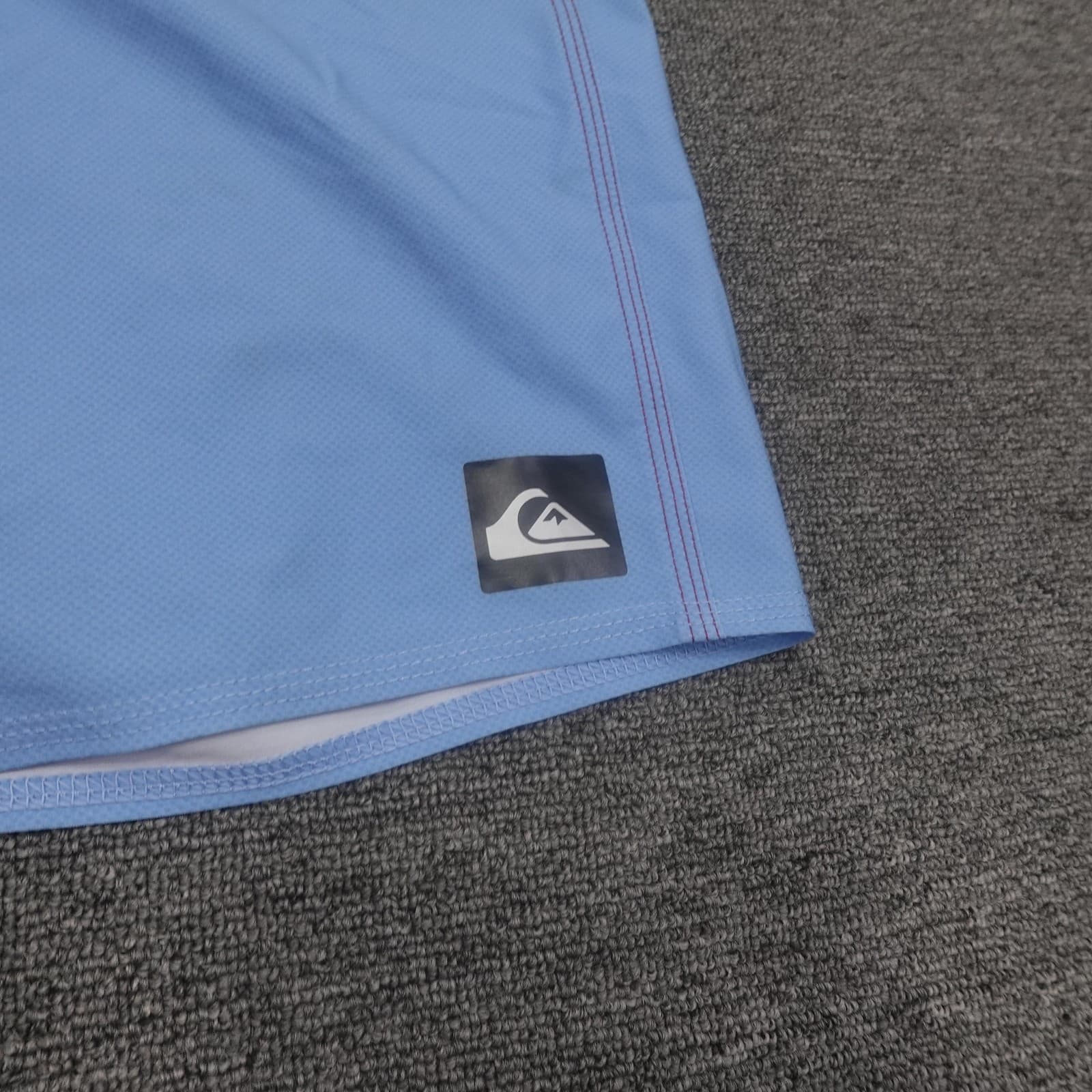 Quiksilver Board Shorts Mens 32 Blue Striped Highline DryFlight Swim Trunks - Thumbnail 2