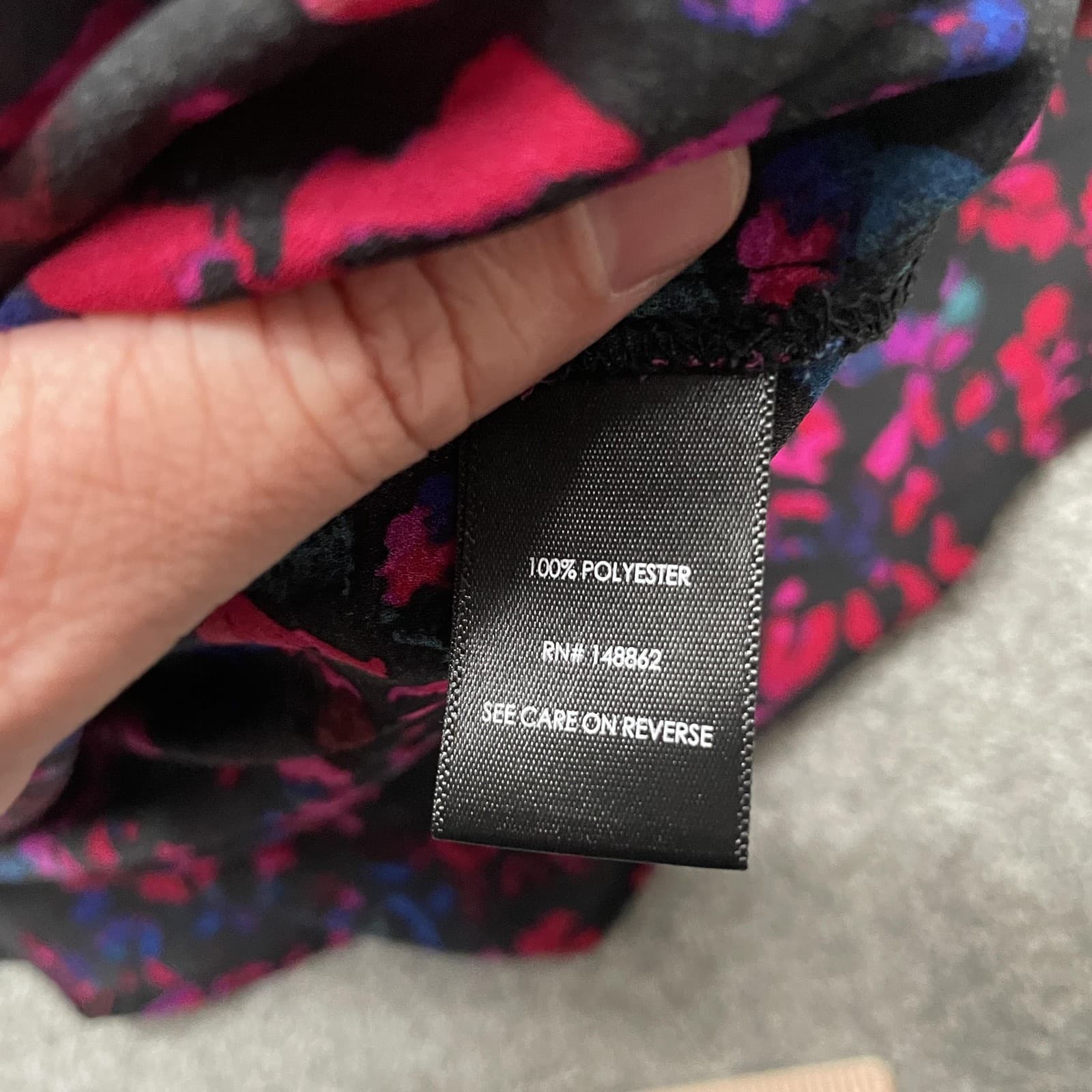 Torrid Shirt Womens 0 Black Pink Purple Leopard Button Up Long Sleeve Plus Top - Thumbnail 6