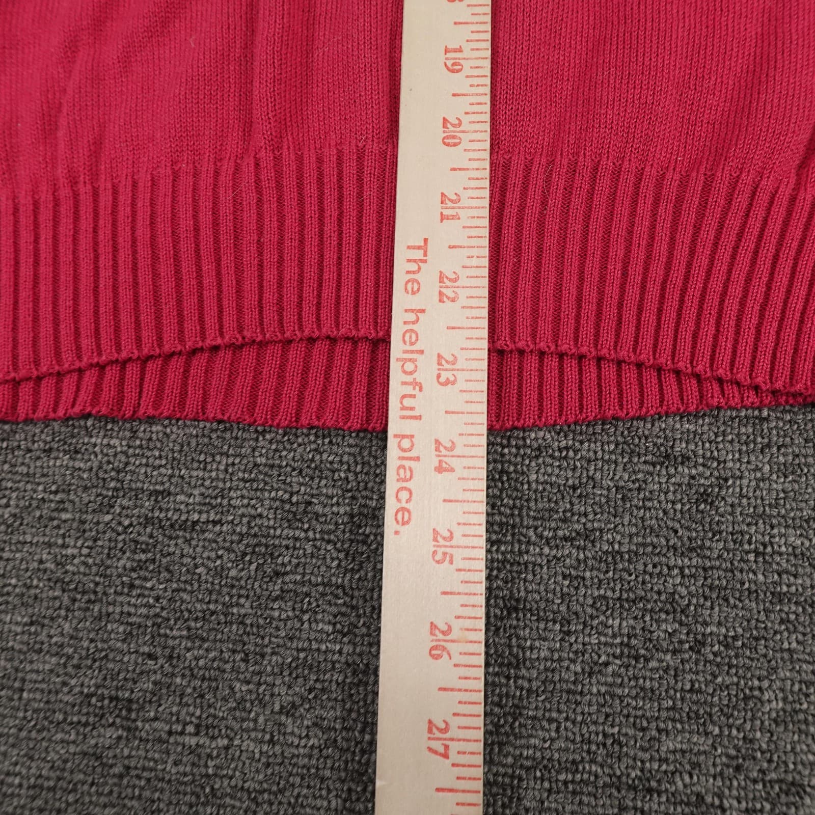 Vintage Country Sophisticates By Pendleton Sweater Womens Large Red Cotton Knit - Thumbnail 8
