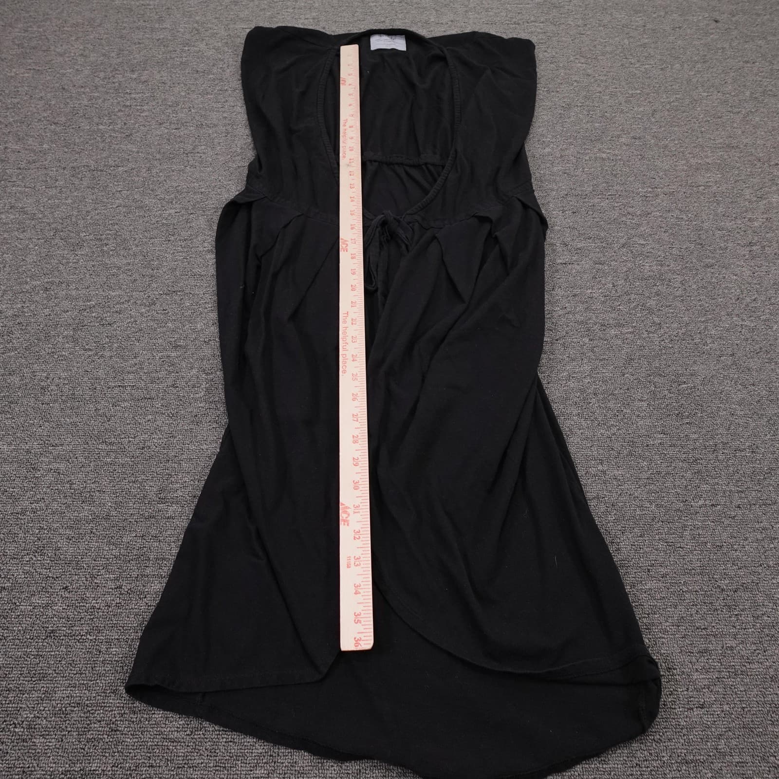Tonlé Dress Womens Small Black Sleeveless Scoop Neck Hi-Low Empire Waist Casual - Thumbnail 6