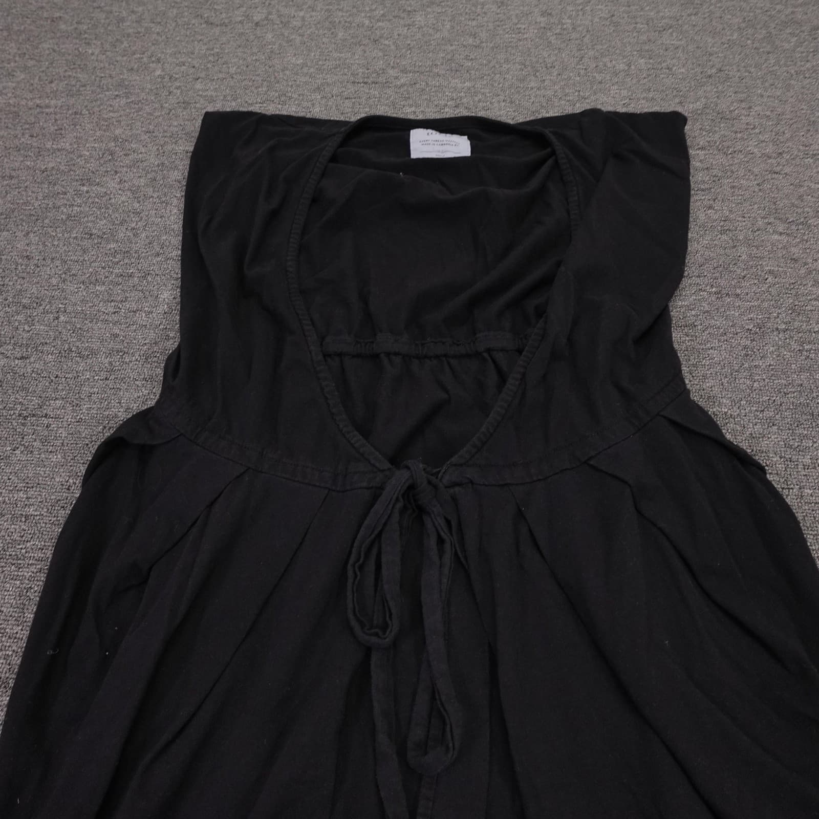 Tonlé Dress Womens Small Black Sleeveless Scoop Neck Hi-Low Empire Waist Casual - Thumbnail 2