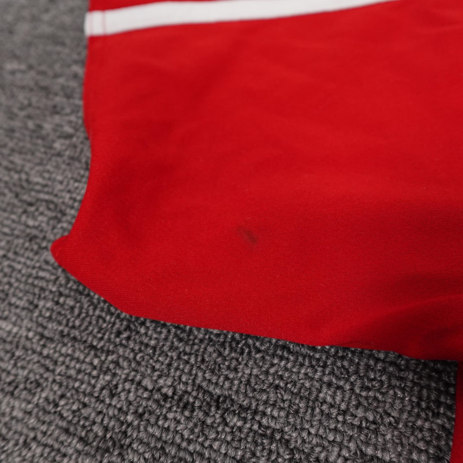 Adidas Shirt Mens Medium Red Climalite Soccer Jersey Raglan Short Sleeve Affirm - Thumbnail 3