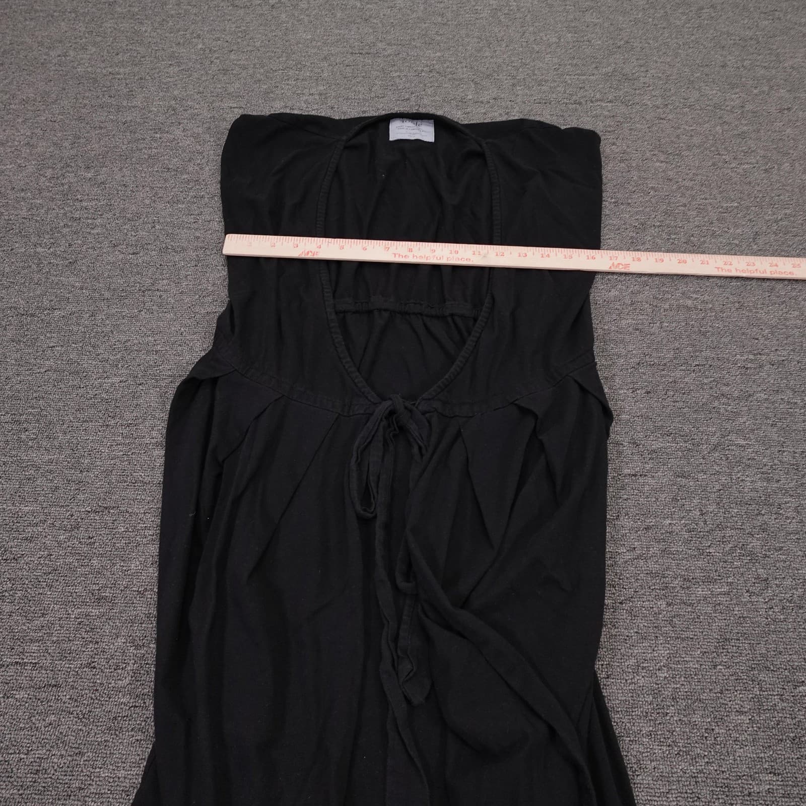 Tonlé Dress Womens Small Black Sleeveless Scoop Neck Hi-Low Empire Waist Casual - Thumbnail 7