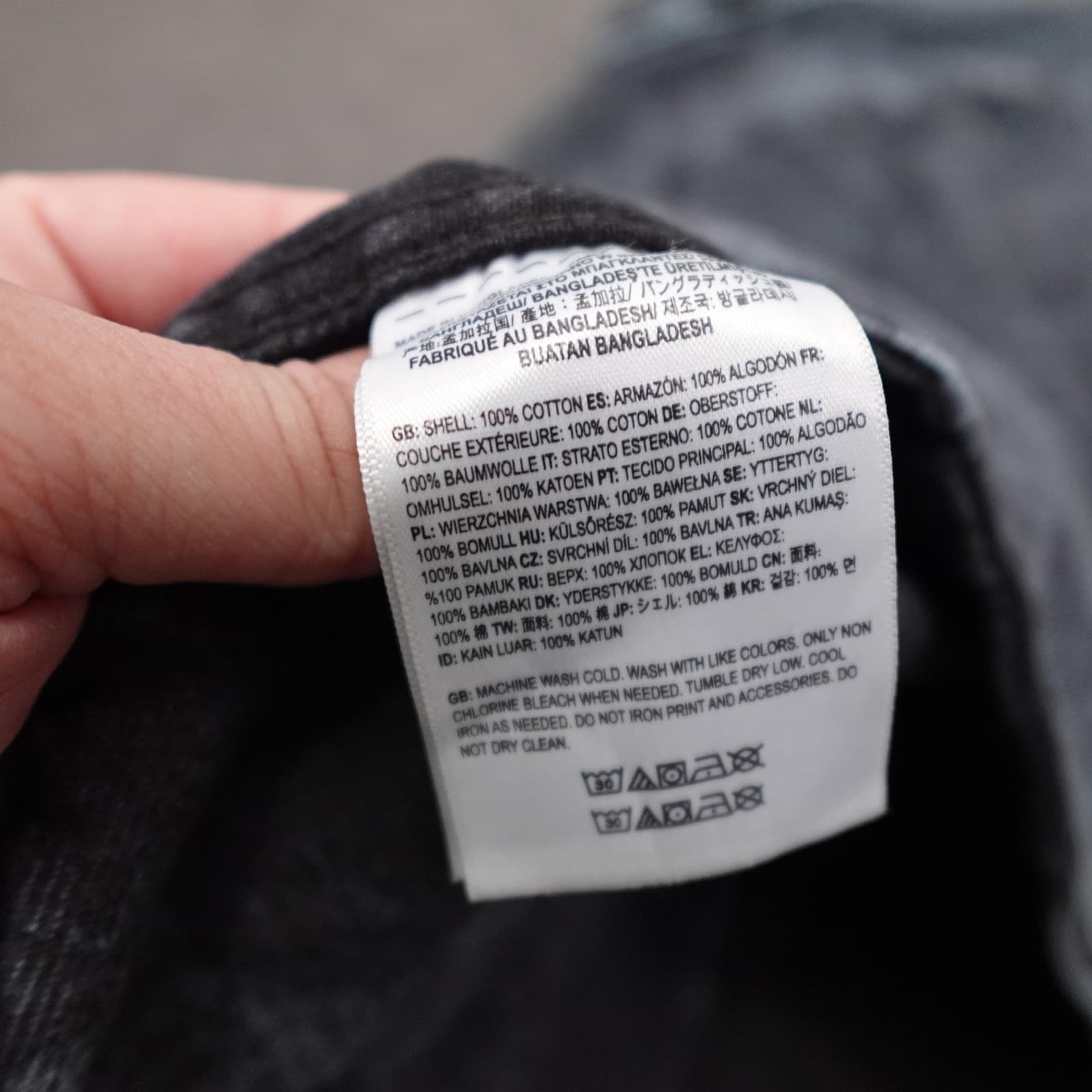 Vans Jacket Mens Medium Blue Denim Acid Wash Button Front Trucker Loose Fit - Thumbnail 6