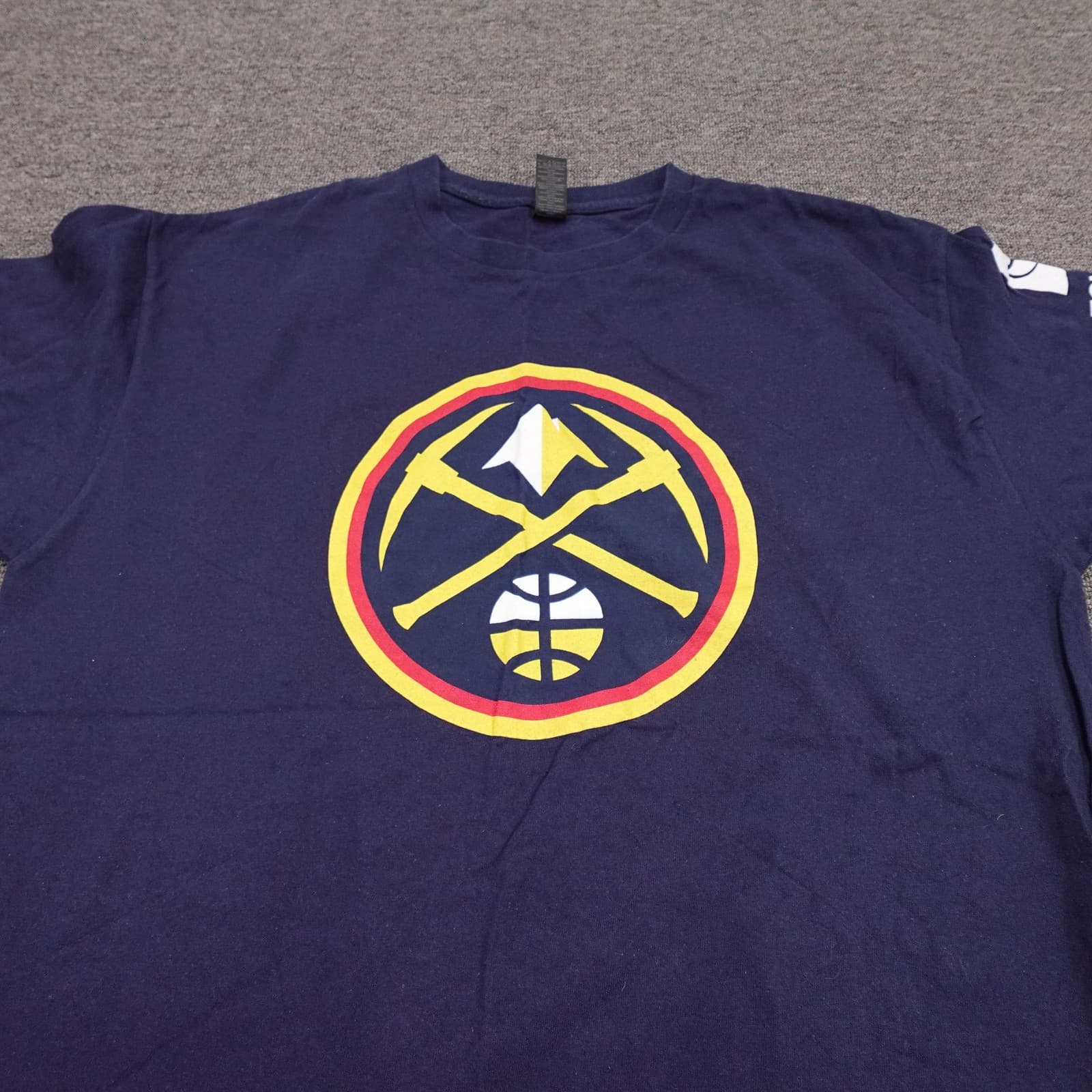 Denver Nuggets Shirt Mens Large Blue NBA Basketball Gildan Graphic Tee - Thumbnail 2
