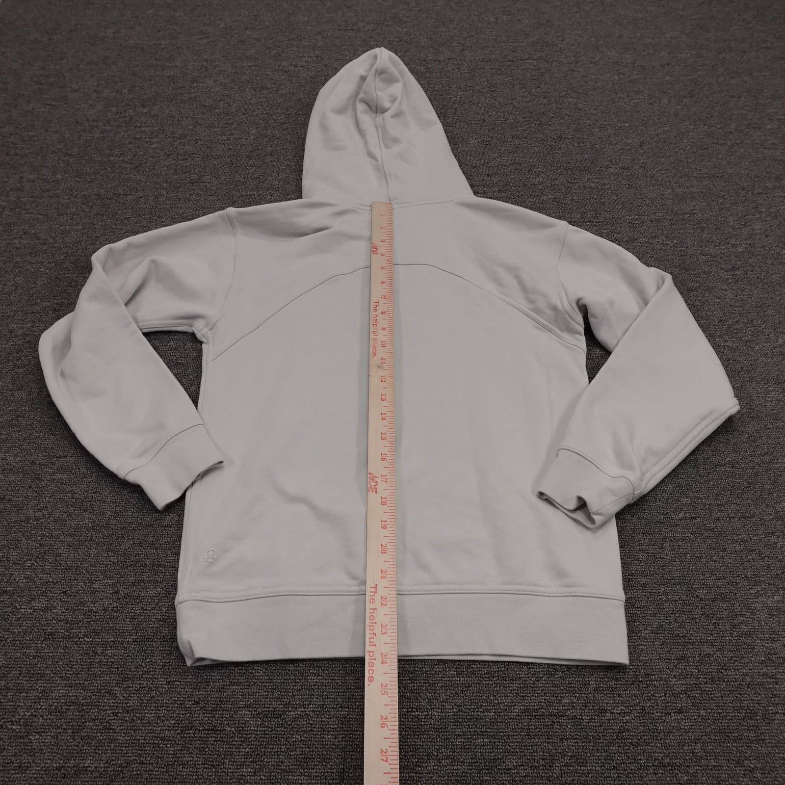 Lululemon Hoodie Womens 4 Gray All Yours Pullover Kangaroo Pocket Relaxed Fit - Thumbnail 7