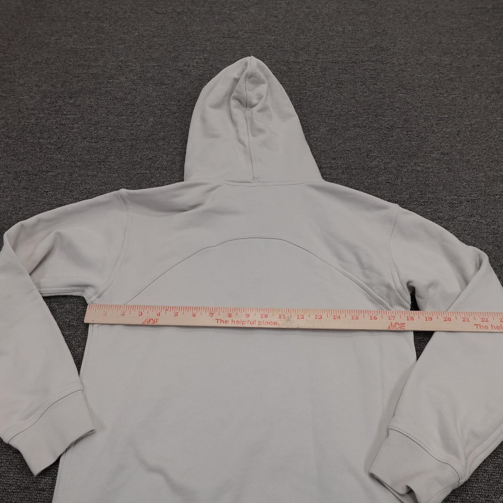 Lululemon Hoodie Womens 4 Gray All Yours Pullover Kangaroo Pocket Relaxed Fit - Thumbnail 6