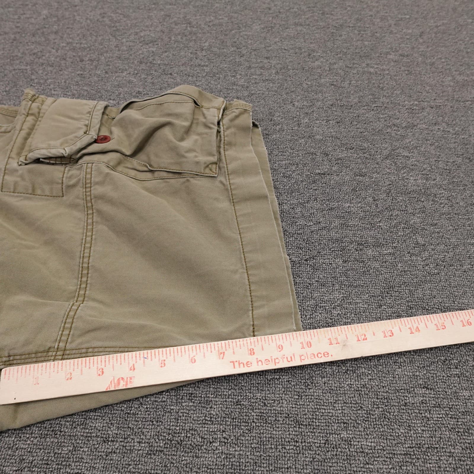 Polo Ralph Lauren Cargo Shorts Mens 35 Beige Cotton Classic 11 Inseam Casual - Thumbnail 9
