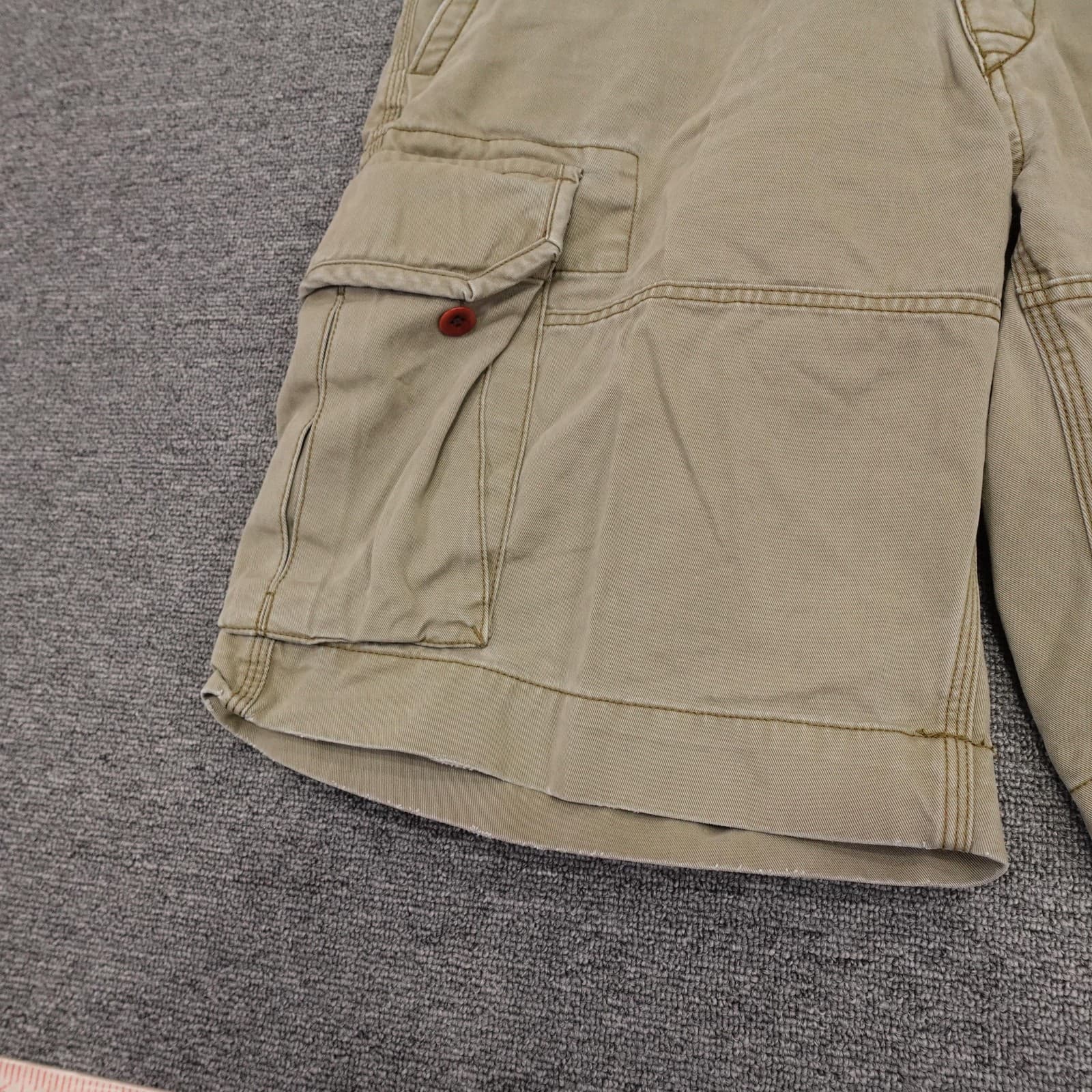 Polo Ralph Lauren Cargo Shorts Mens 35 Beige Cotton Classic 11 Inseam Casual - Thumbnail 3