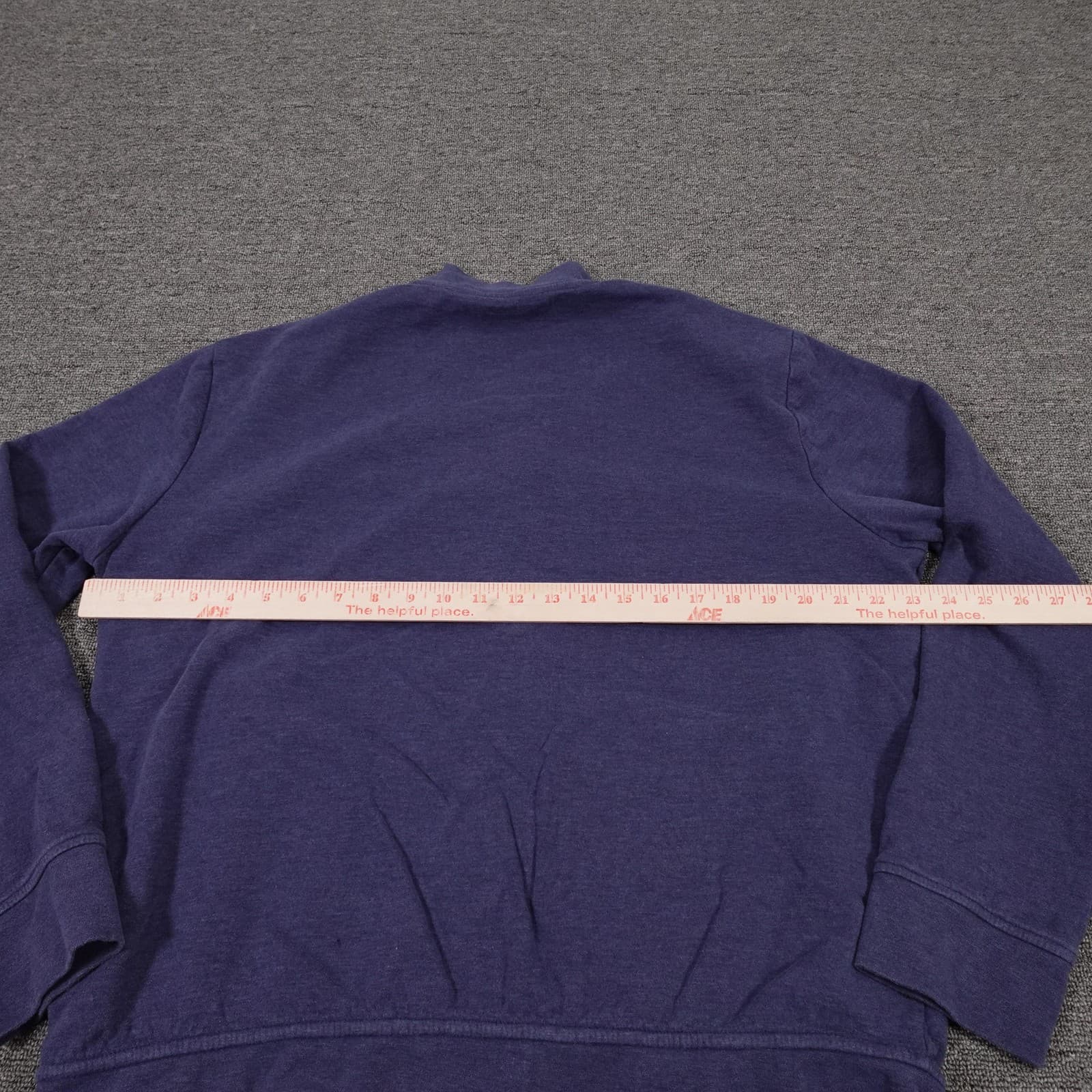 Polo Ralph Lauren Sweatshirt Mens Large Blue Bomber Fleece Mock Neck Jacket - Thumbnail 4