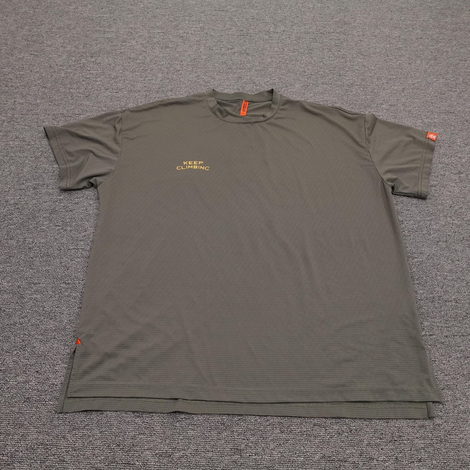 Leimert Mountaineering Shirt Mens XL Green Short Sleeve Graphic Hiking Tee