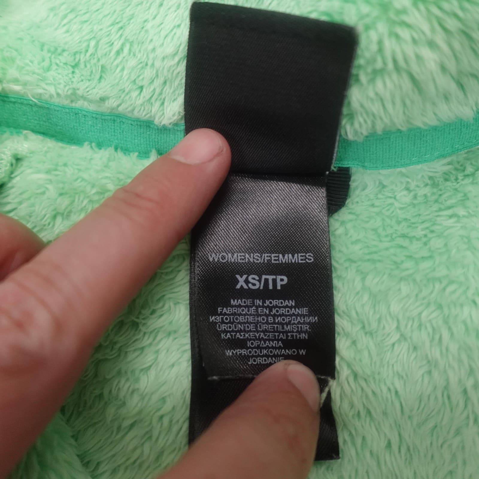 The North Face Jacket Womens XS Green Fleece Full Zip High Pile Soft Warm Logo - Thumbnail 5
