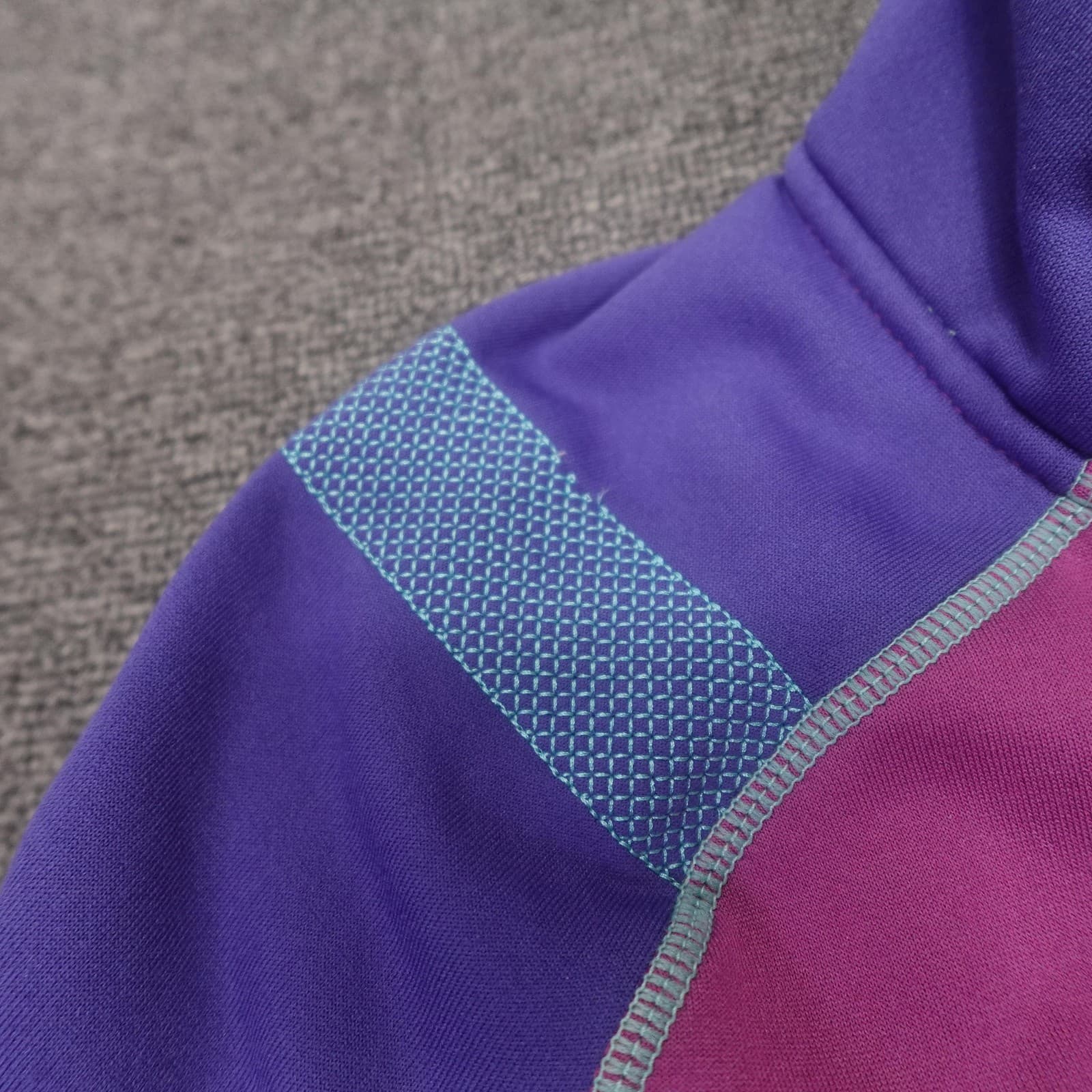 La Sportiva Jacket Womens XS Purple Pink Colorblock Fleece Full Zip Hiking - Thumbnail 3