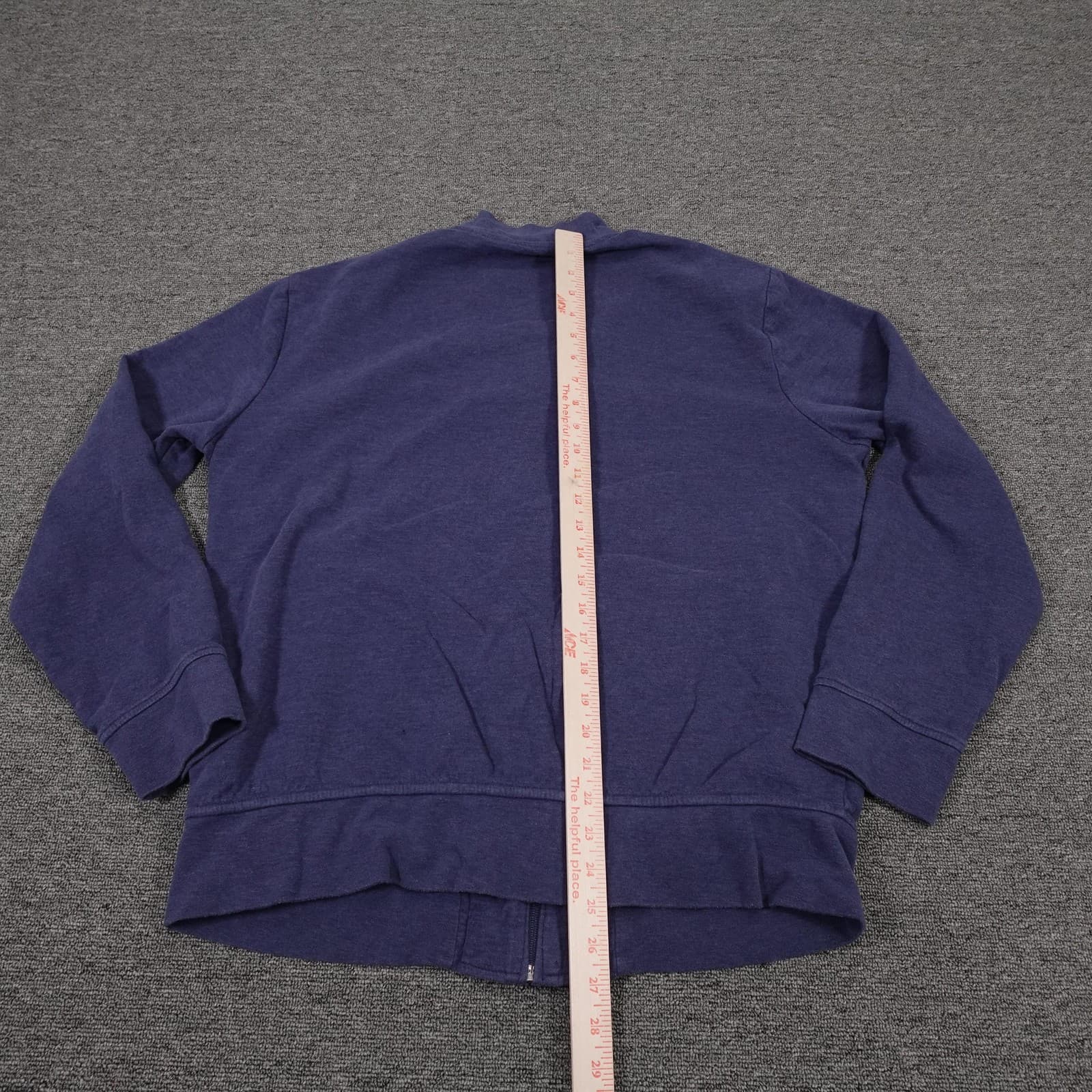 Polo Ralph Lauren Sweatshirt Mens Large Blue Bomber Fleece Mock Neck Jacket - Thumbnail 5