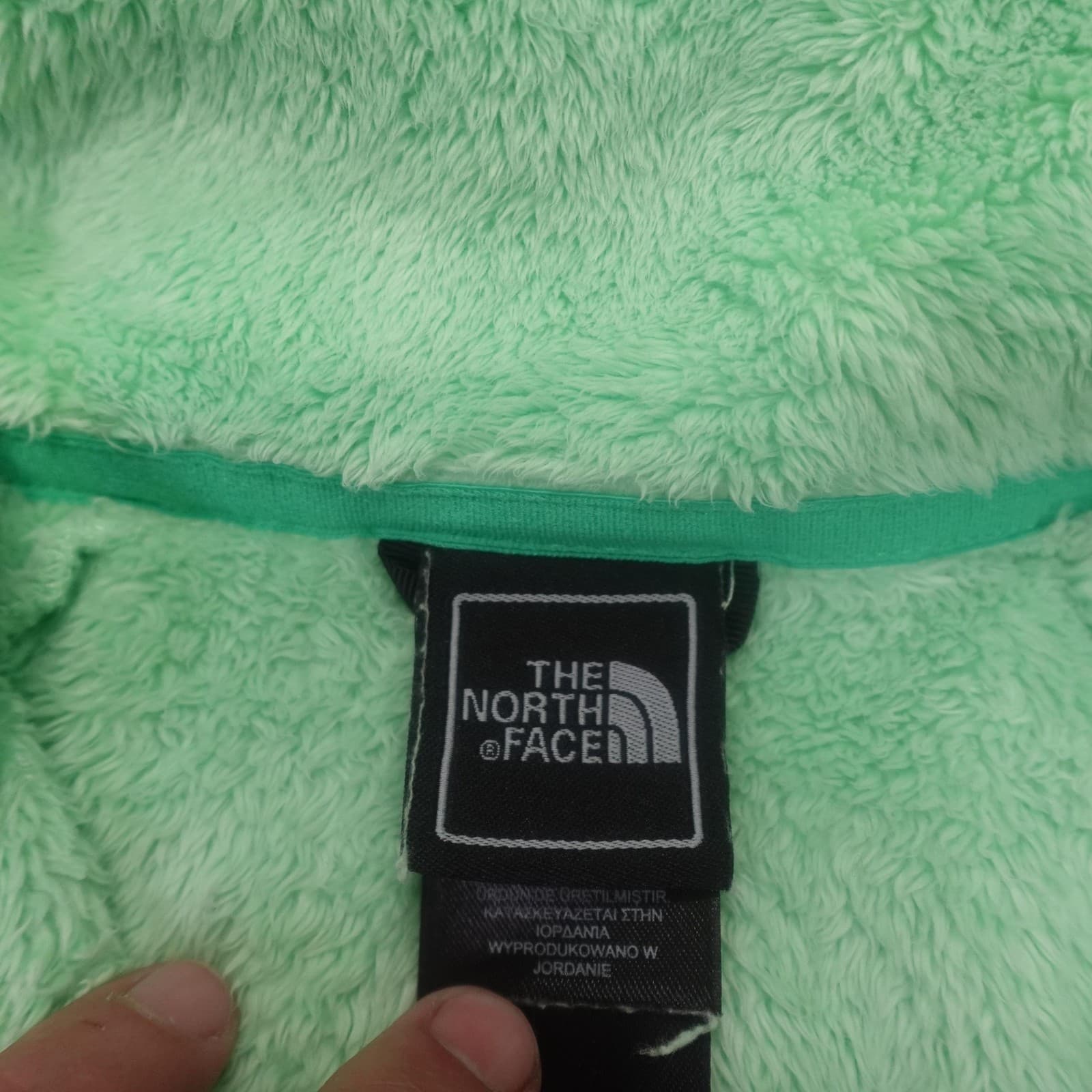 The North Face Jacket Womens XS Green Fleece Full Zip High Pile Soft Warm Logo - Thumbnail 4