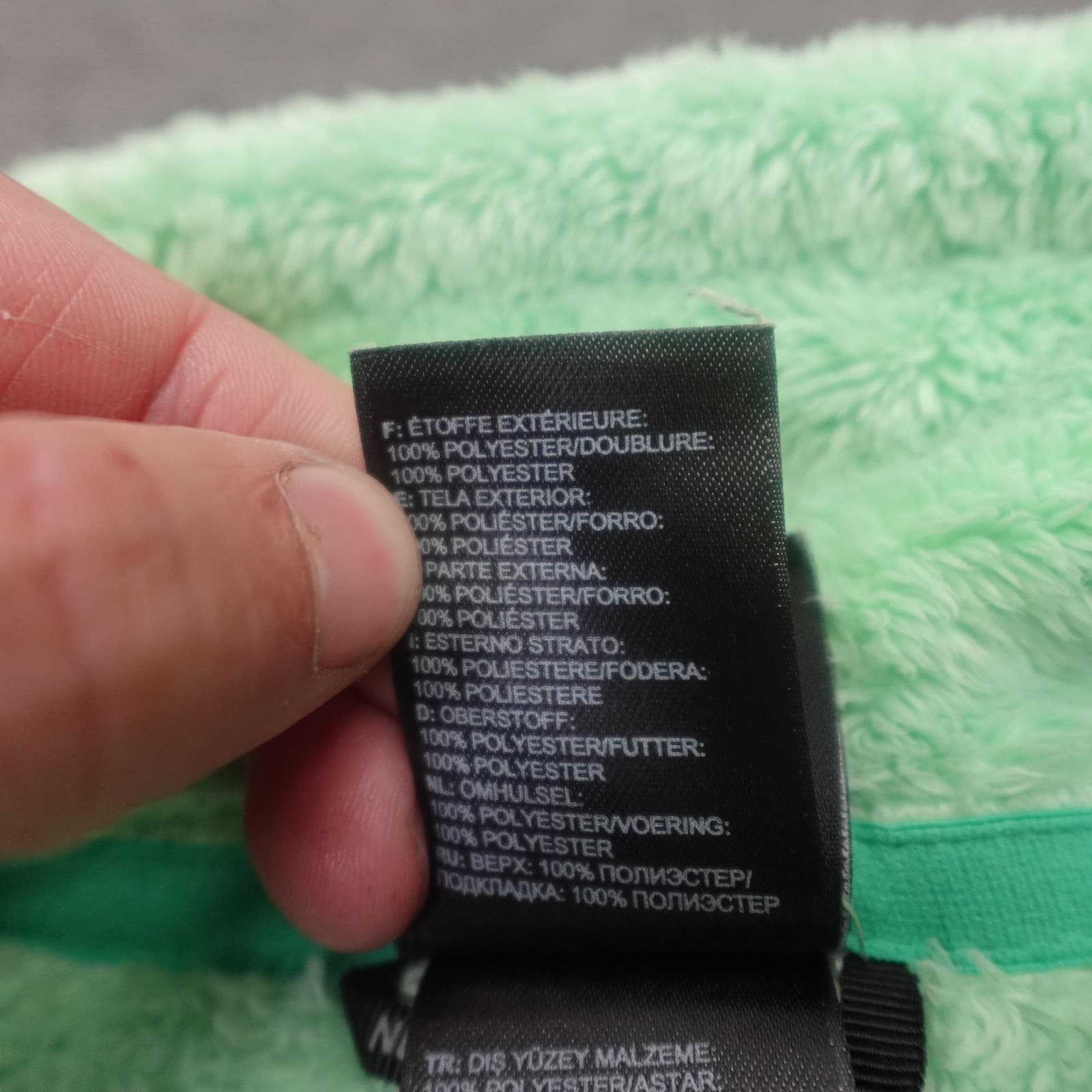 The North Face Jacket Womens XS Green Fleece Full Zip High Pile Soft Warm Logo - Thumbnail 6