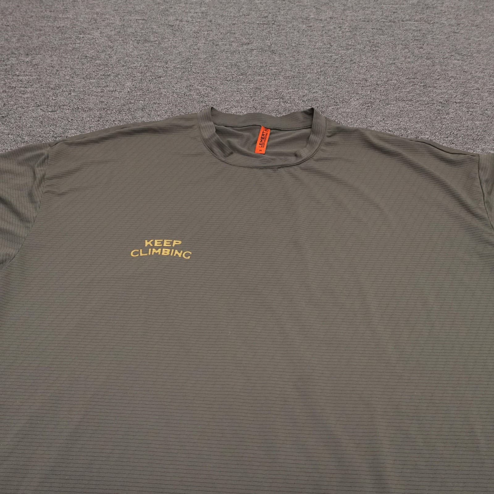 Leimert Mountaineering Shirt Mens XL Green Short Sleeve Graphic Hiking Tee - Thumbnail 2