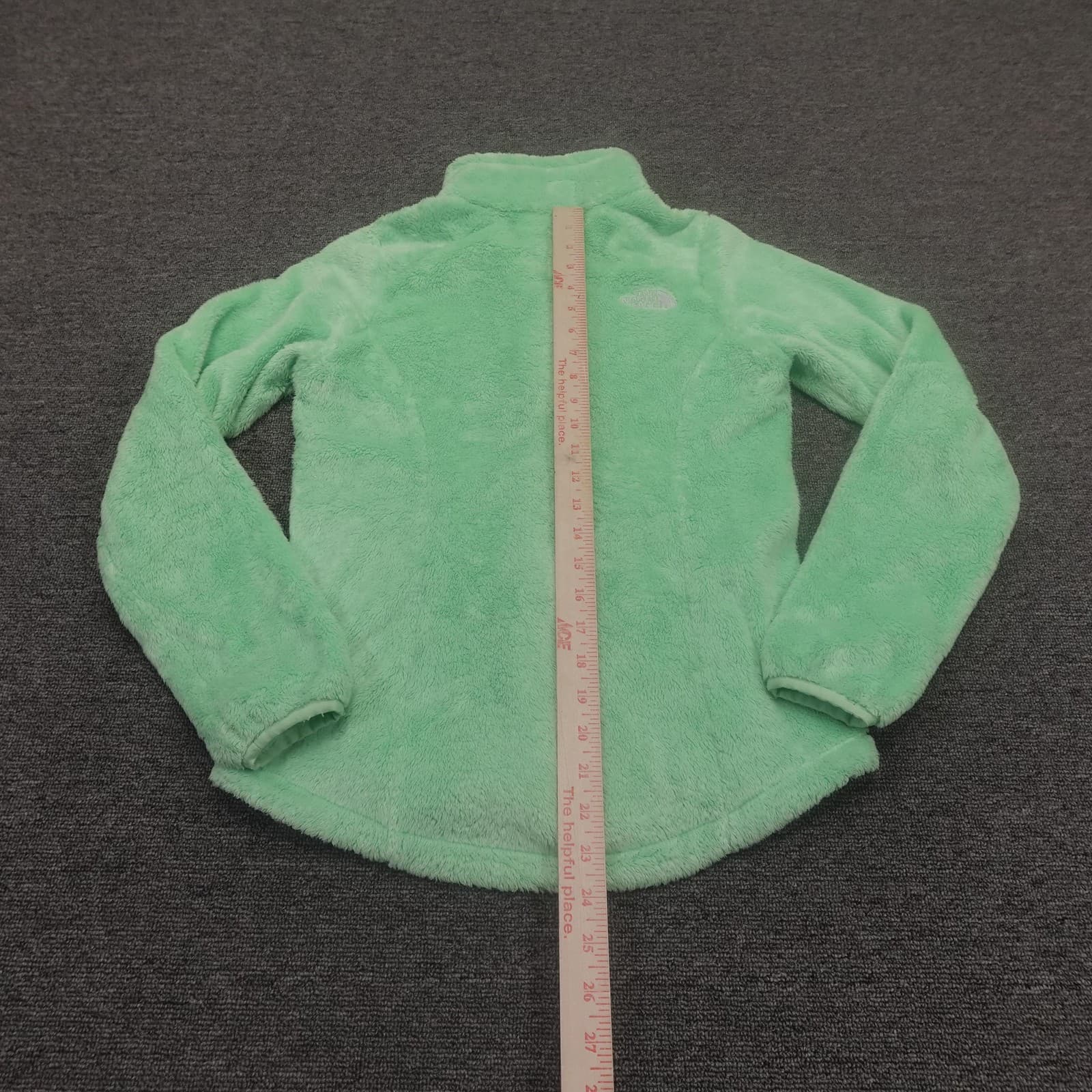 The North Face Jacket Womens XS Green Fleece Full Zip High Pile Soft Warm Logo - Thumbnail 8