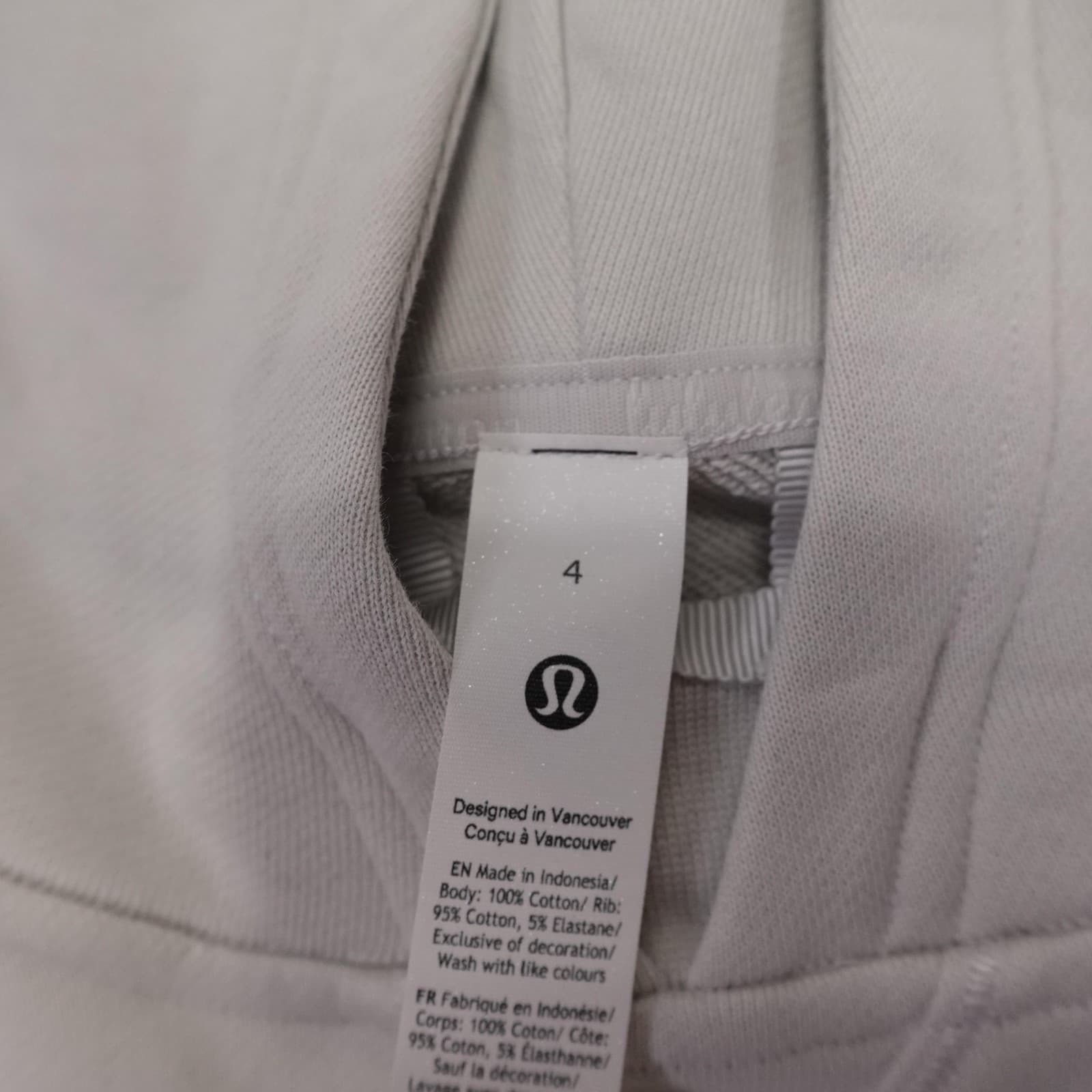 Lululemon Hoodie Womens 4 Gray All Yours Pullover Kangaroo Pocket Relaxed Fit - Thumbnail 3