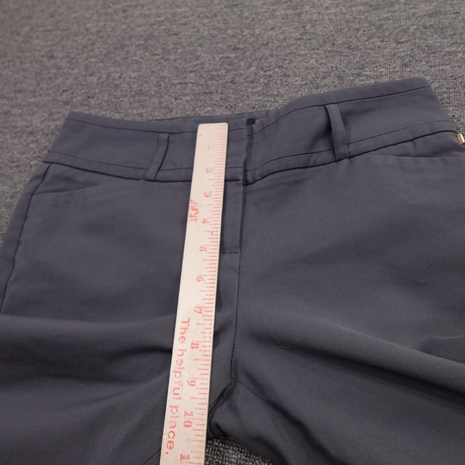 Ivanka Trump Dress Pants Womens 4 Gray Mid Rise Straight Leg Stretch Workwear - Thumbnail 7