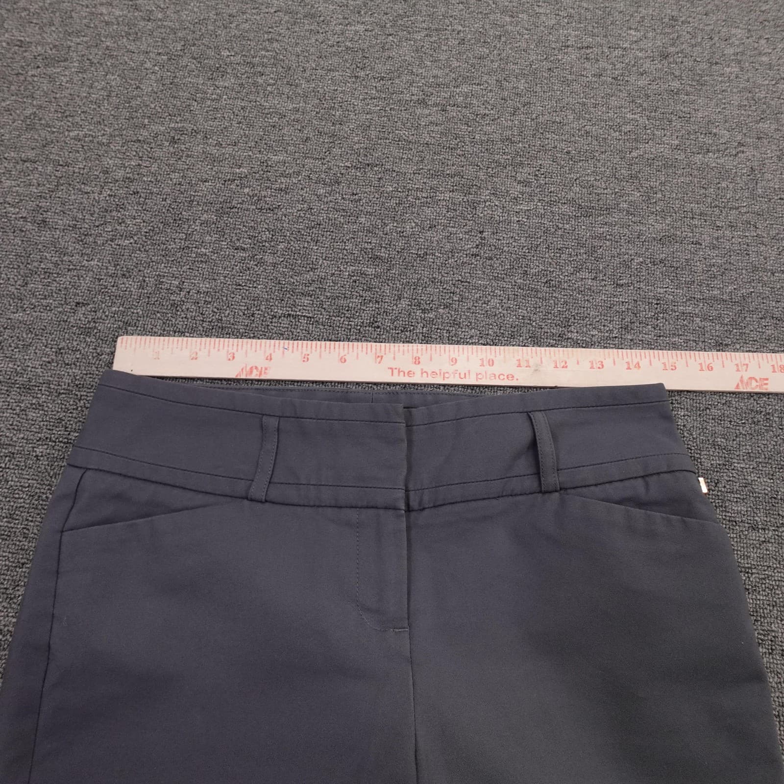 Ivanka Trump Dress Pants Womens 4 Gray Mid Rise Straight Leg Stretch Workwear - Thumbnail 6
