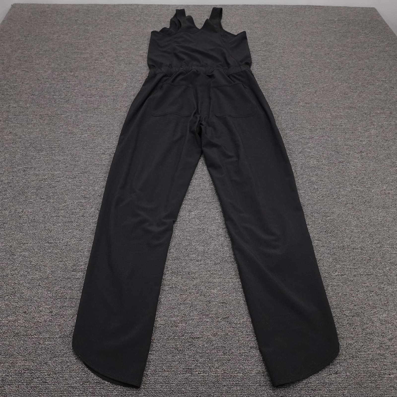 Patagonia Jumpsuit Womens XS Black Fleetwith V Neck Drawstring Quick Dry Travel - Thumbnail 4