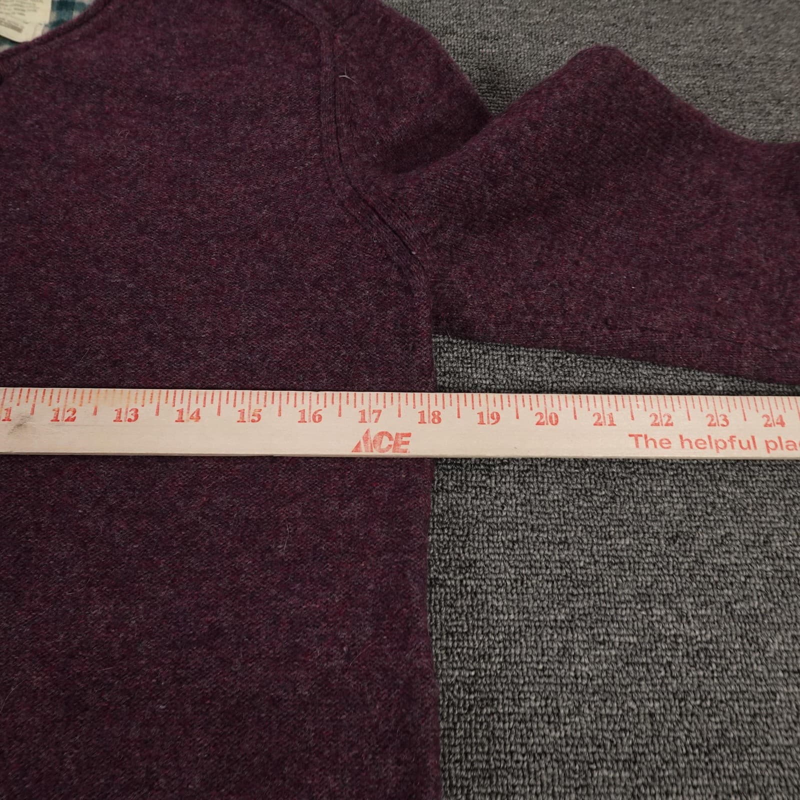 White Stuff Sweater Mens Medium Purple V Neck Pullover Laundered Classics Knit - Thumbnail 7