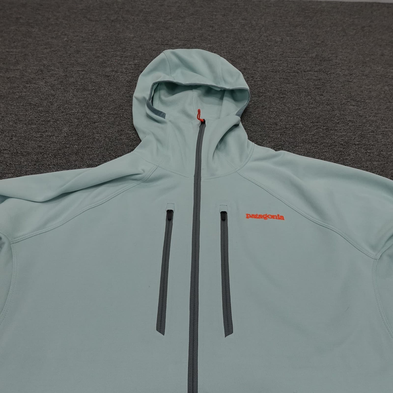 Patagonia R1 Ultralight Hoodie Womens XL Green 1/2 Zip Fleece Pullover Technical - Thumbnail 3