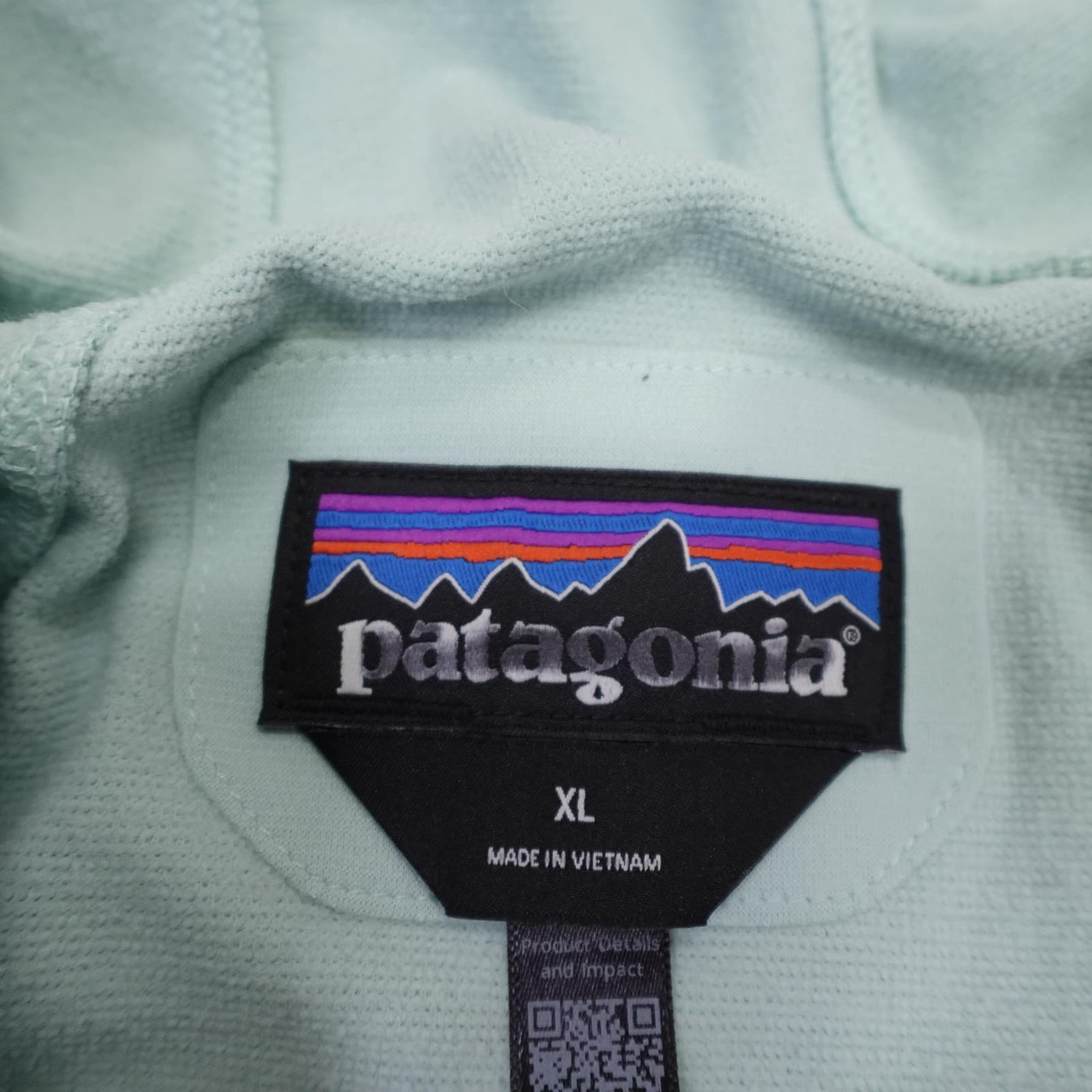 Patagonia R1 Ultralight Hoodie Womens XL Green 1/2 Zip Fleece Pullover Technical - Thumbnail 4