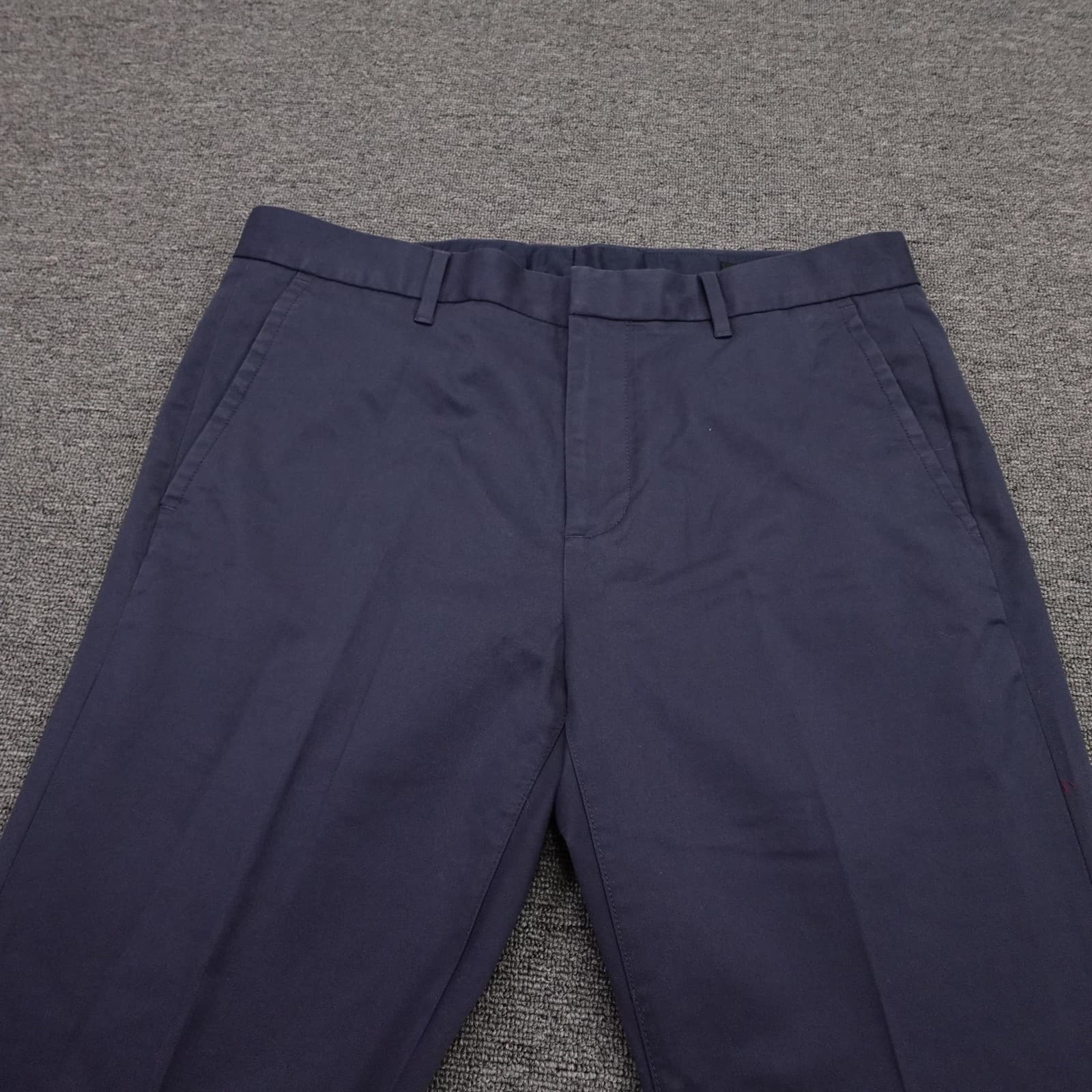Bonobos Monday Pants Mens 33x34 Blue Slim Fit Chino Straight Leg Casual Workwear - Thumbnail 2