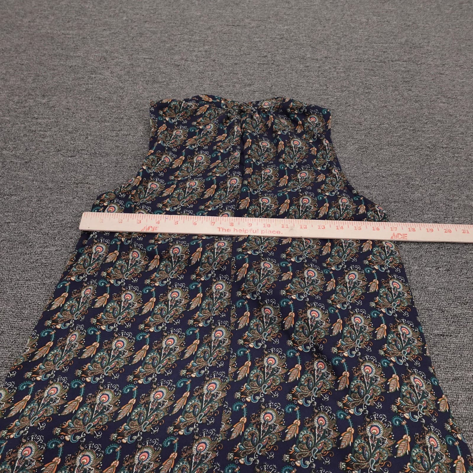Daniel Rainn Dress Womens Small Blue Floral Tank Sleeveless Lined Short Casual - Thumbnail 5