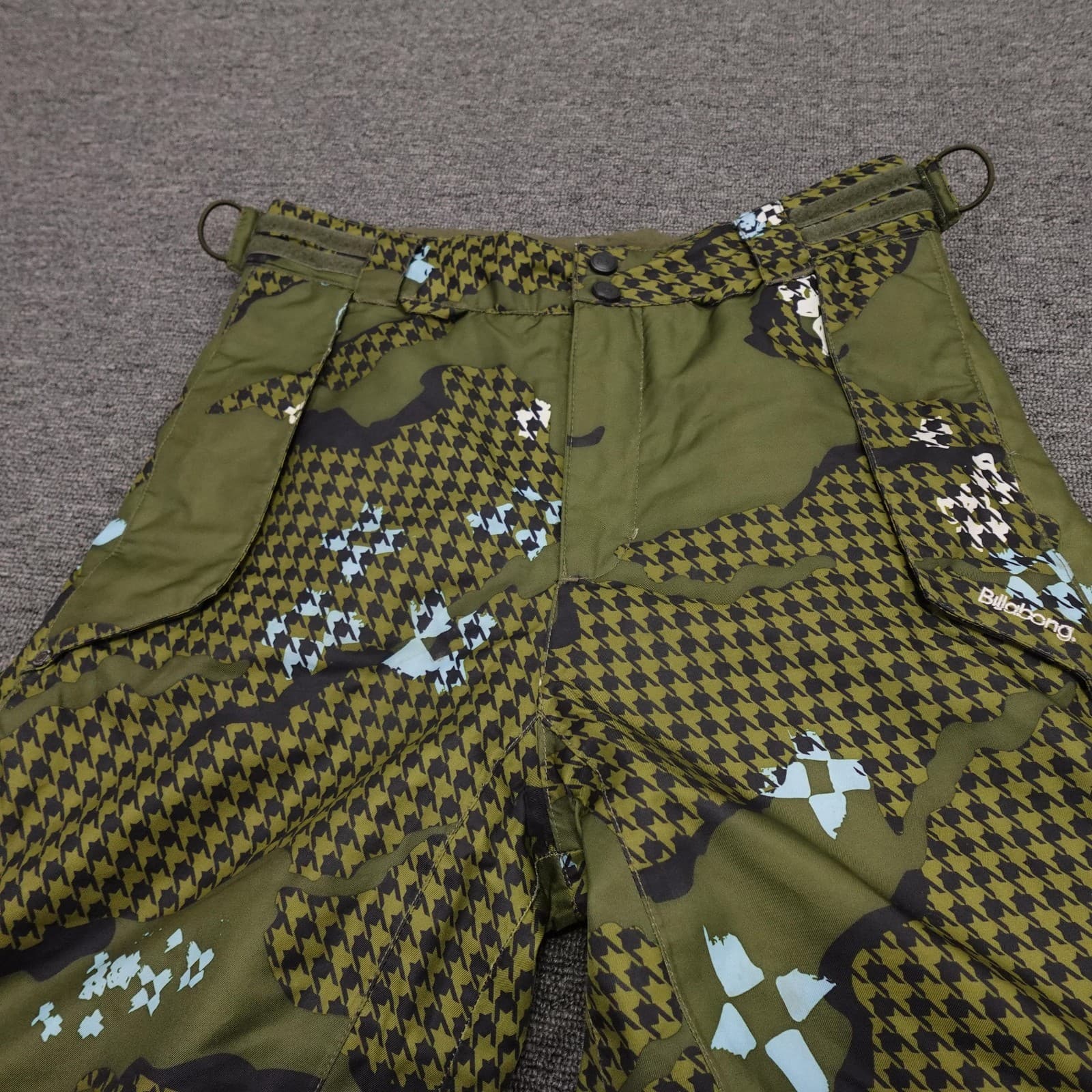 Billabong Snow Pants Youth XL 28x28 Green Camo V2 5000mm Waterproof Insulated - Thumbnail 2