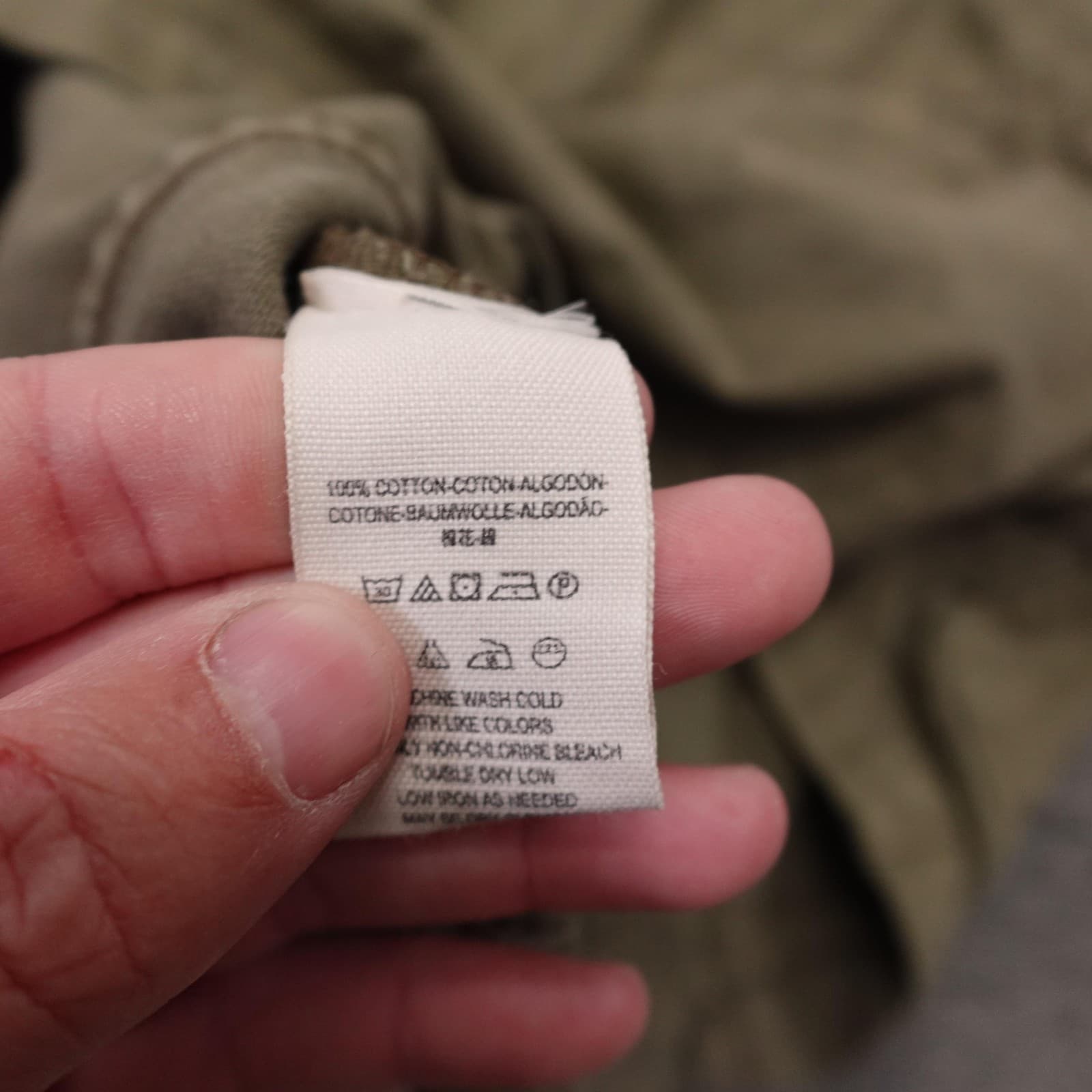 Free People Jacket Womens XS Green Not Your Brother's Surplus Utility Boho - Thumbnail 6