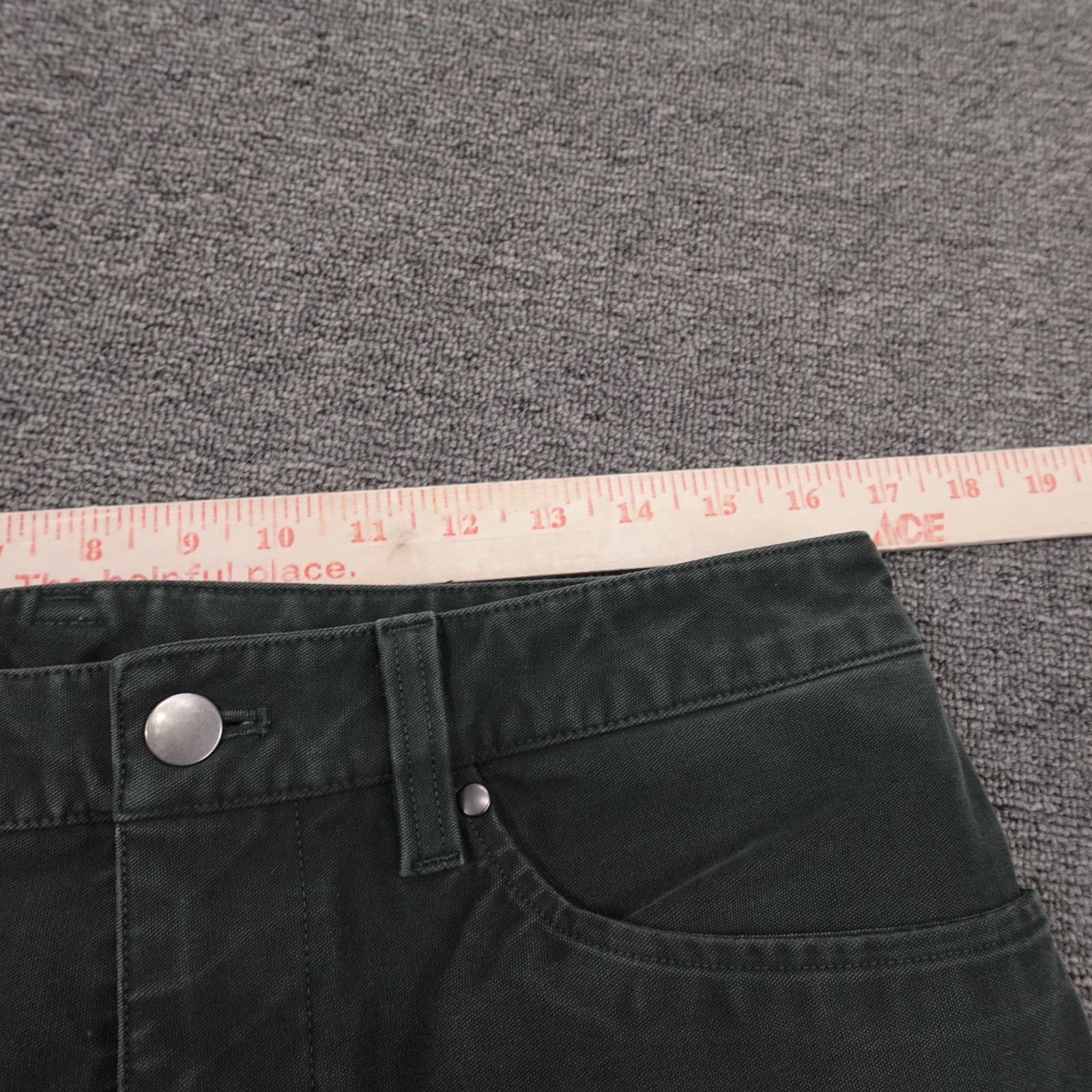Lululemon Pants Mens 32x31 Green Utilitech 5 Pocket Slim Fit Stretch Chino - Thumbnail 6