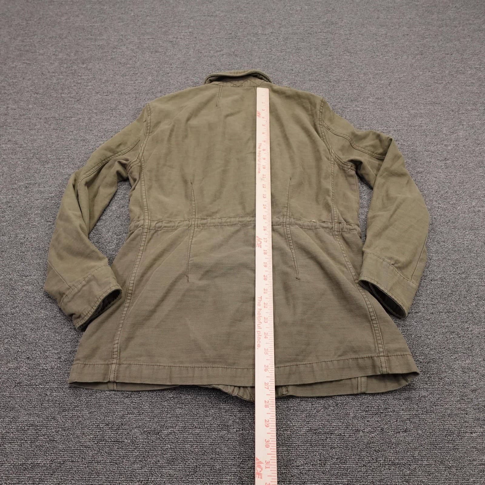 Free People Jacket Womens XS Green Not Your Brother's Surplus Utility Boho - Thumbnail 5