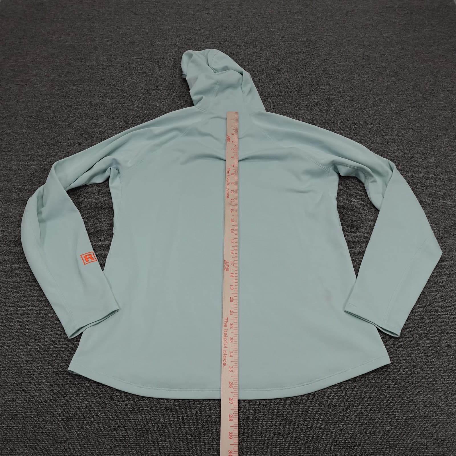 Patagonia R1 Ultralight Hoodie Womens XL Green 1/2 Zip Fleece Pullover Technical - Thumbnail 8