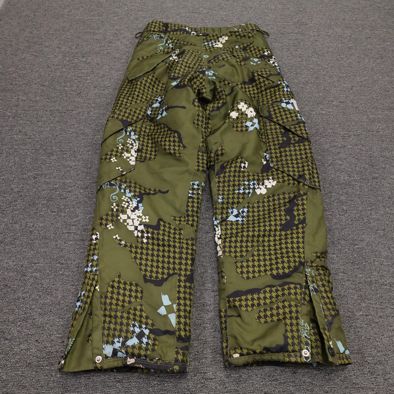 Billabong Snow Pants Youth XL 28x28 Green Camo V2 5000mm Waterproof Insulated - Thumbnail 5