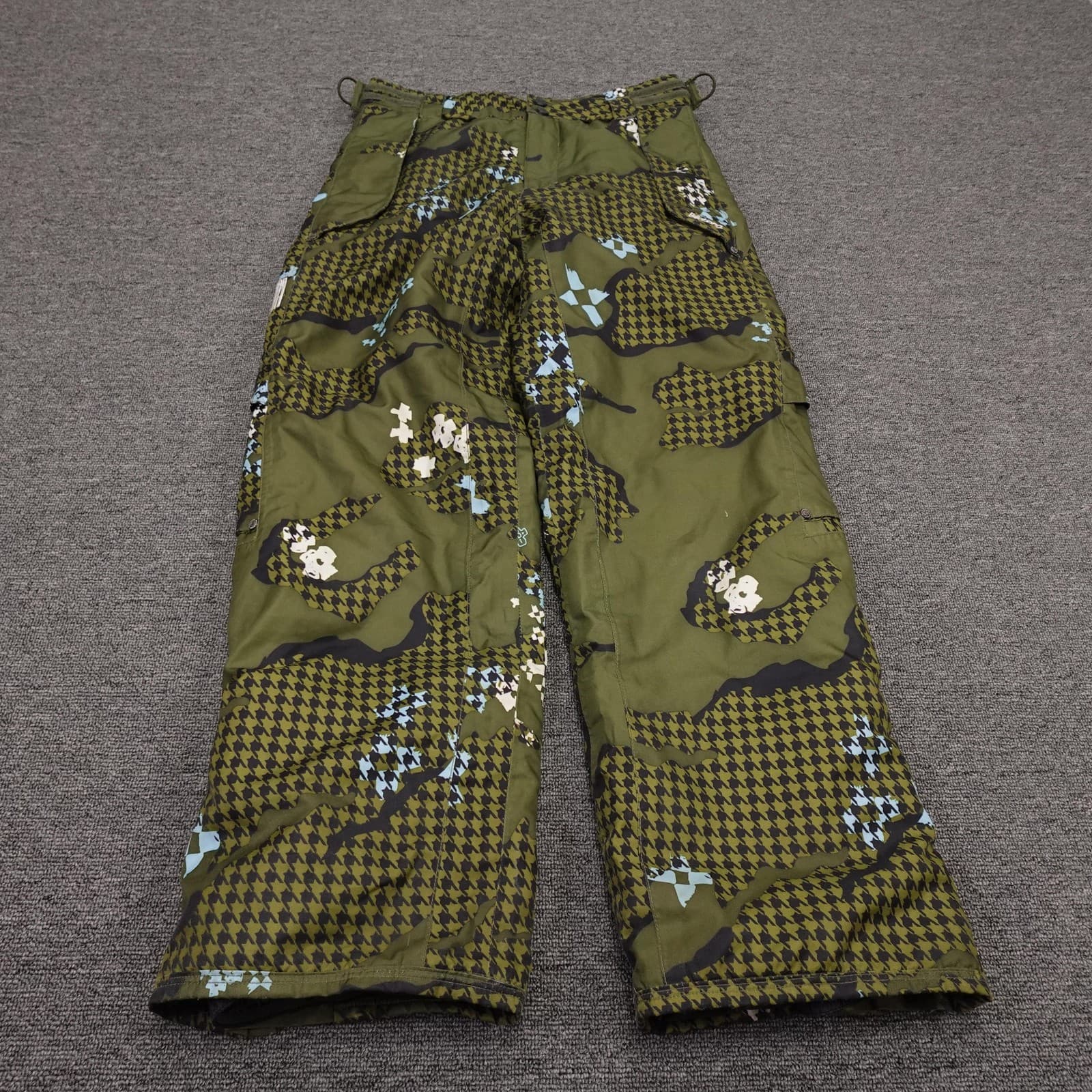 Billabong Snow Pants Youth XL 28x28 Green Camo V2 5000mm Waterproof Insulated