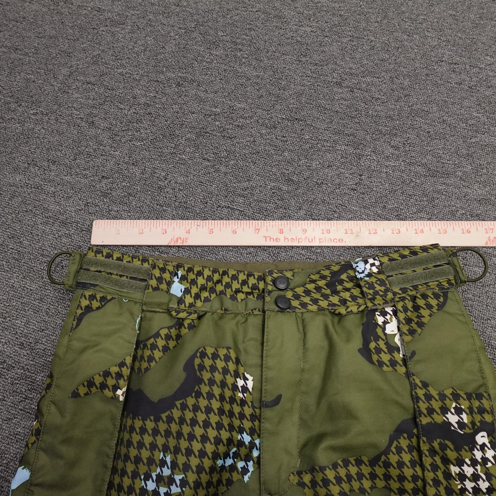 Billabong Snow Pants Youth XL 28x28 Green Camo V2 5000mm Waterproof Insulated - Thumbnail 6