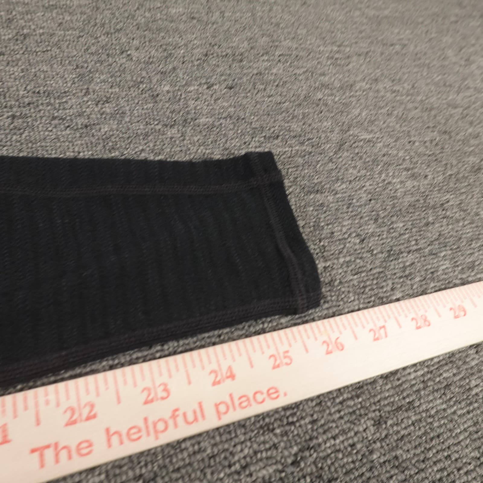 Athleta Leggings Womens XS Black High Rise Ankle Knit Base Layer Yoga Athletic - Thumbnail 6